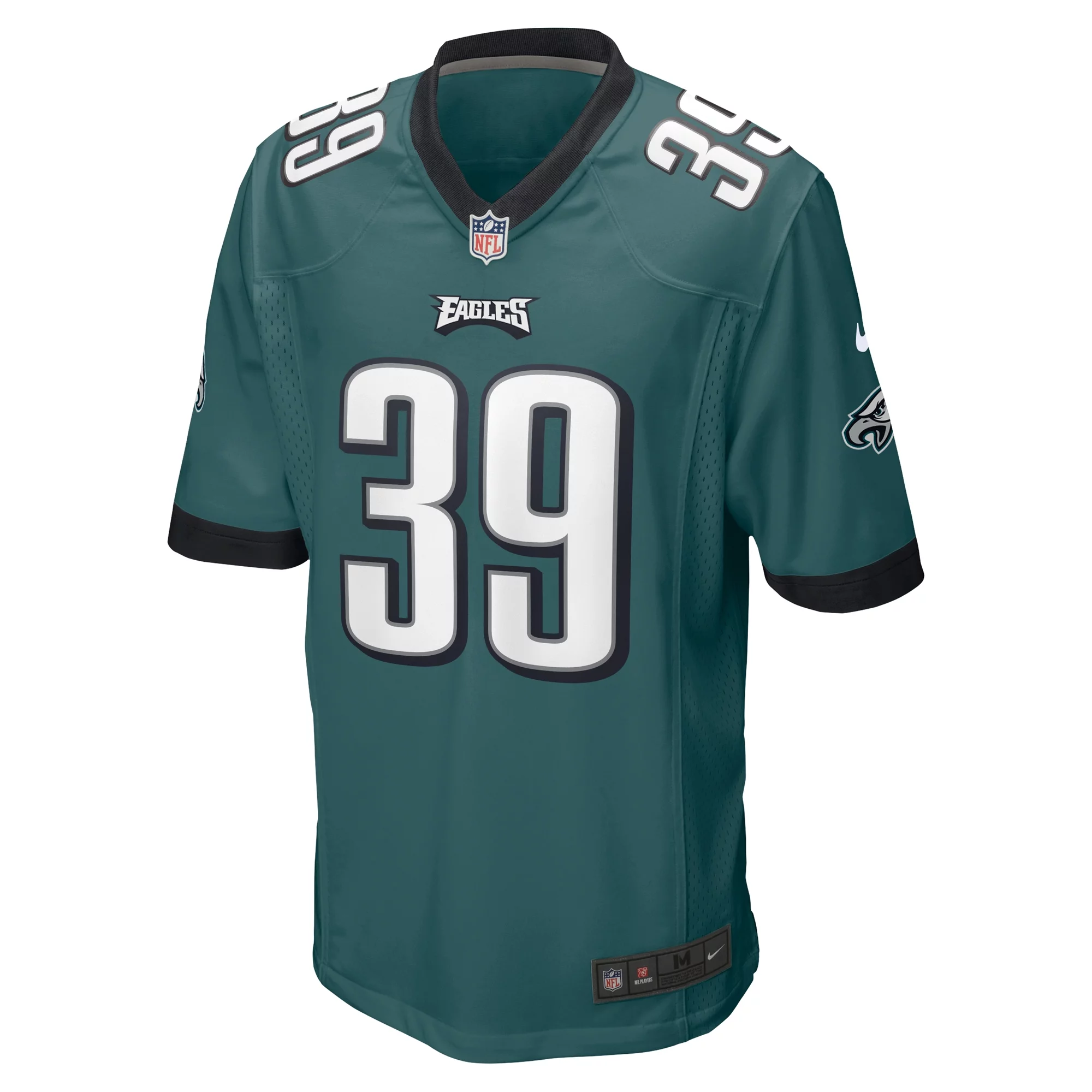 Men's Nike Eli Ricks Midnight Green Philadelphia Eagles Team Game Jersey