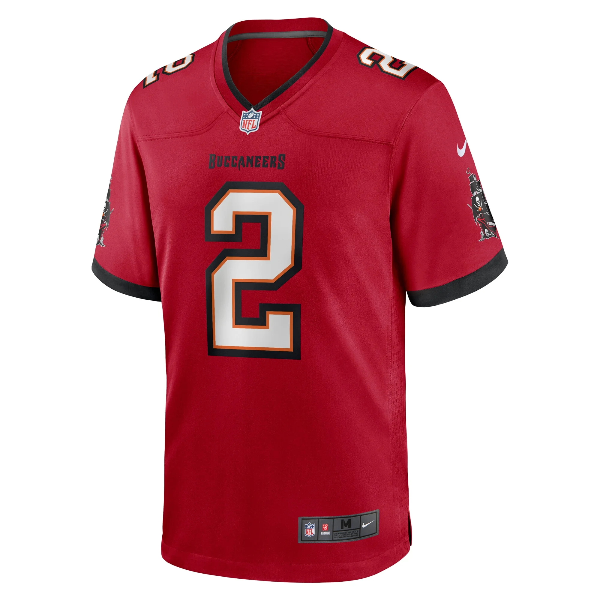 Men's Nike Kyle Trask Red Tampa Bay Buccaneers Game Player Jersey
