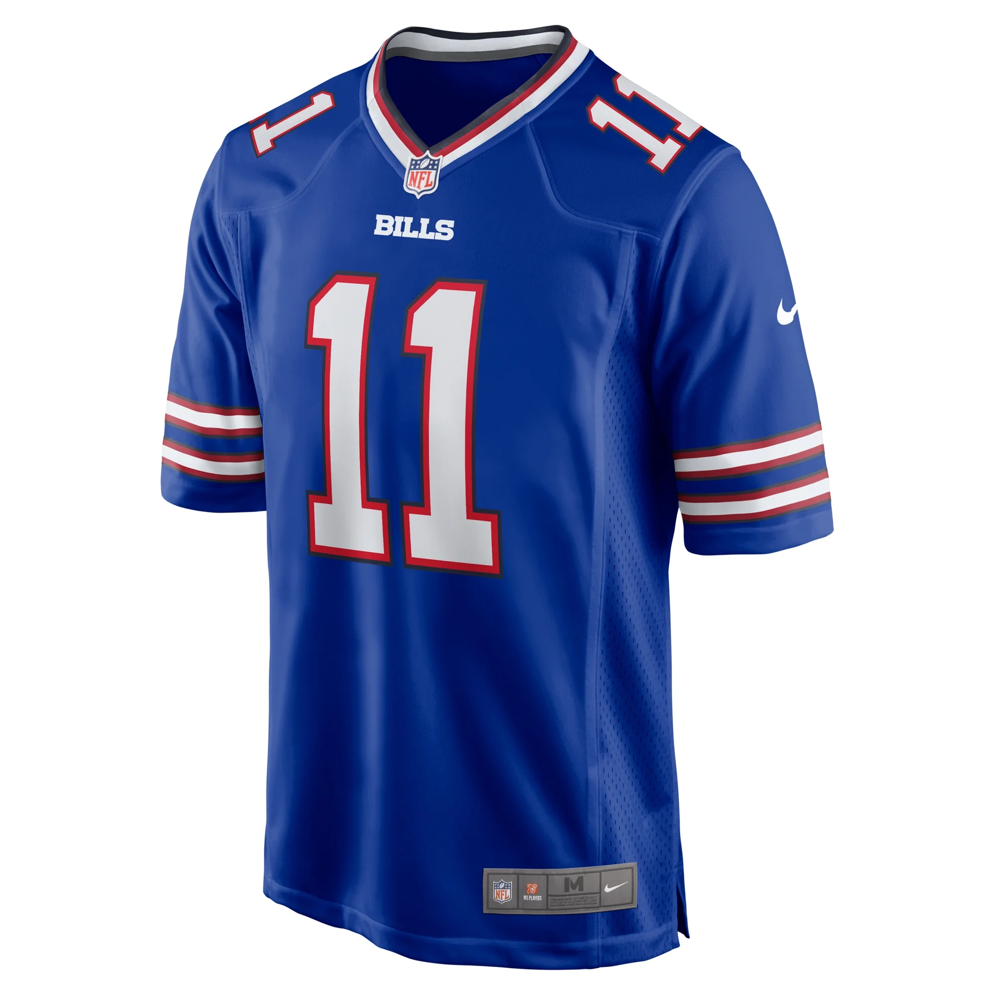 Men's Nike Mitchell Trubisky Royal Buffalo Bills Game Jersey