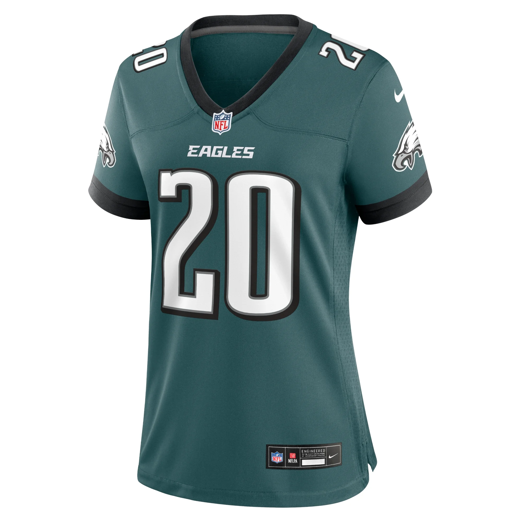 Women's Nike Brian Dawkins Midnight Green Philadelphia Eagles Retired Player Game Jersey