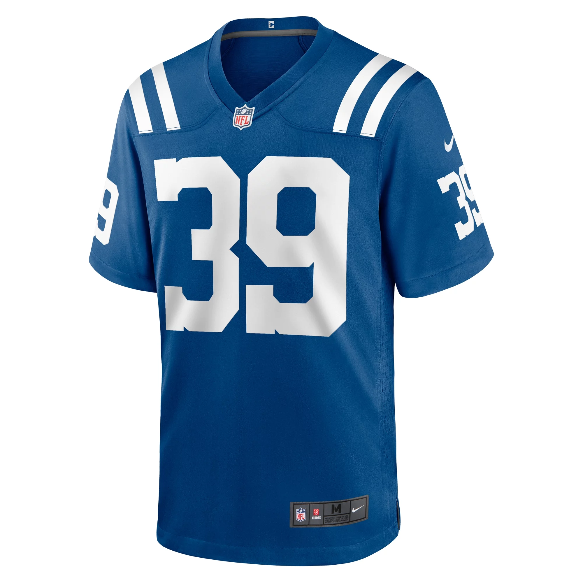 Men's Nike Darrell Baker Jr Royal Indianapolis Colts Team Game Jersey