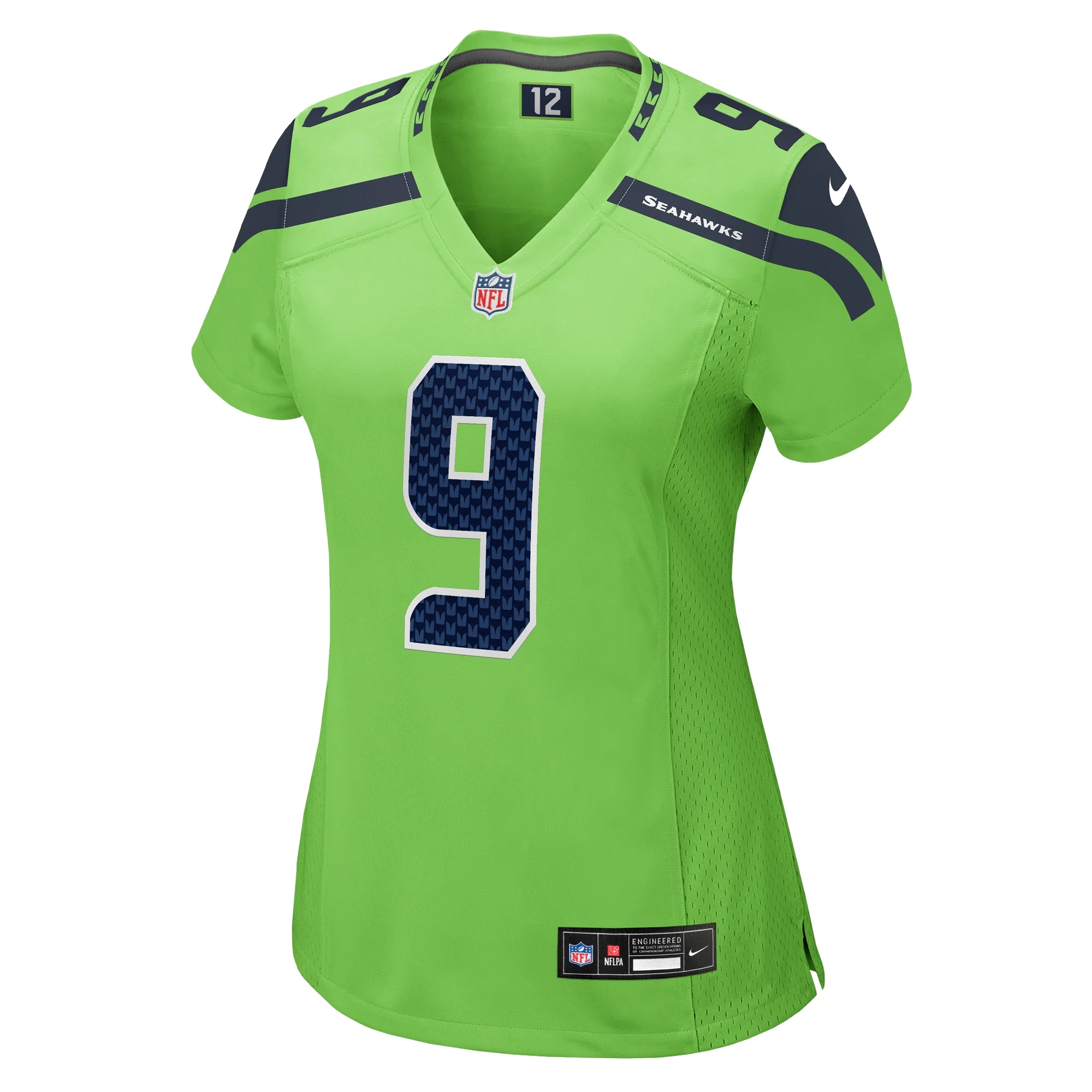 Women's Nike Kenneth Walker III Neon Green Seattle Seahawks Game Jersey