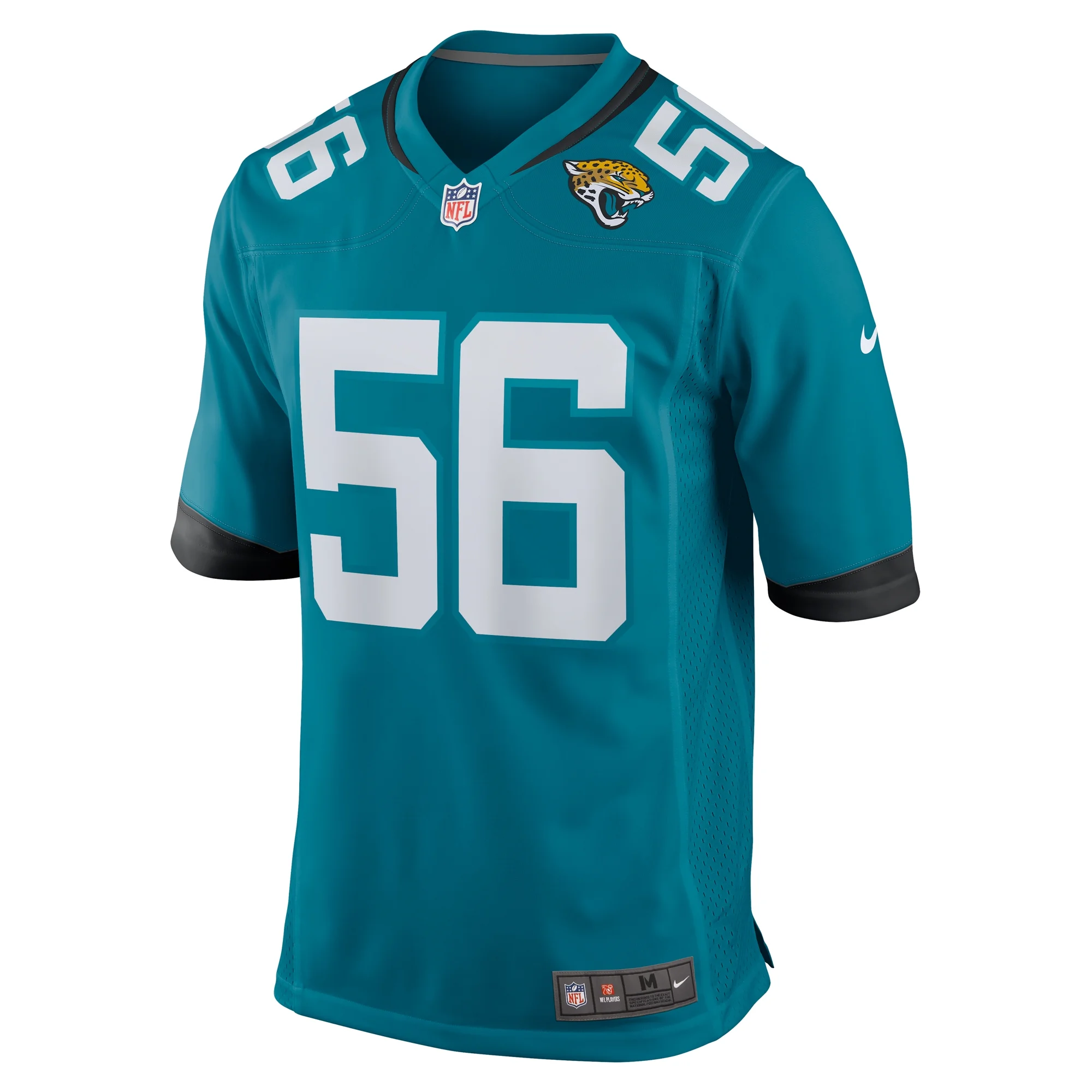 Men's Nike Yasir Abdullah Teal Jacksonville Jaguars Team Game Jersey