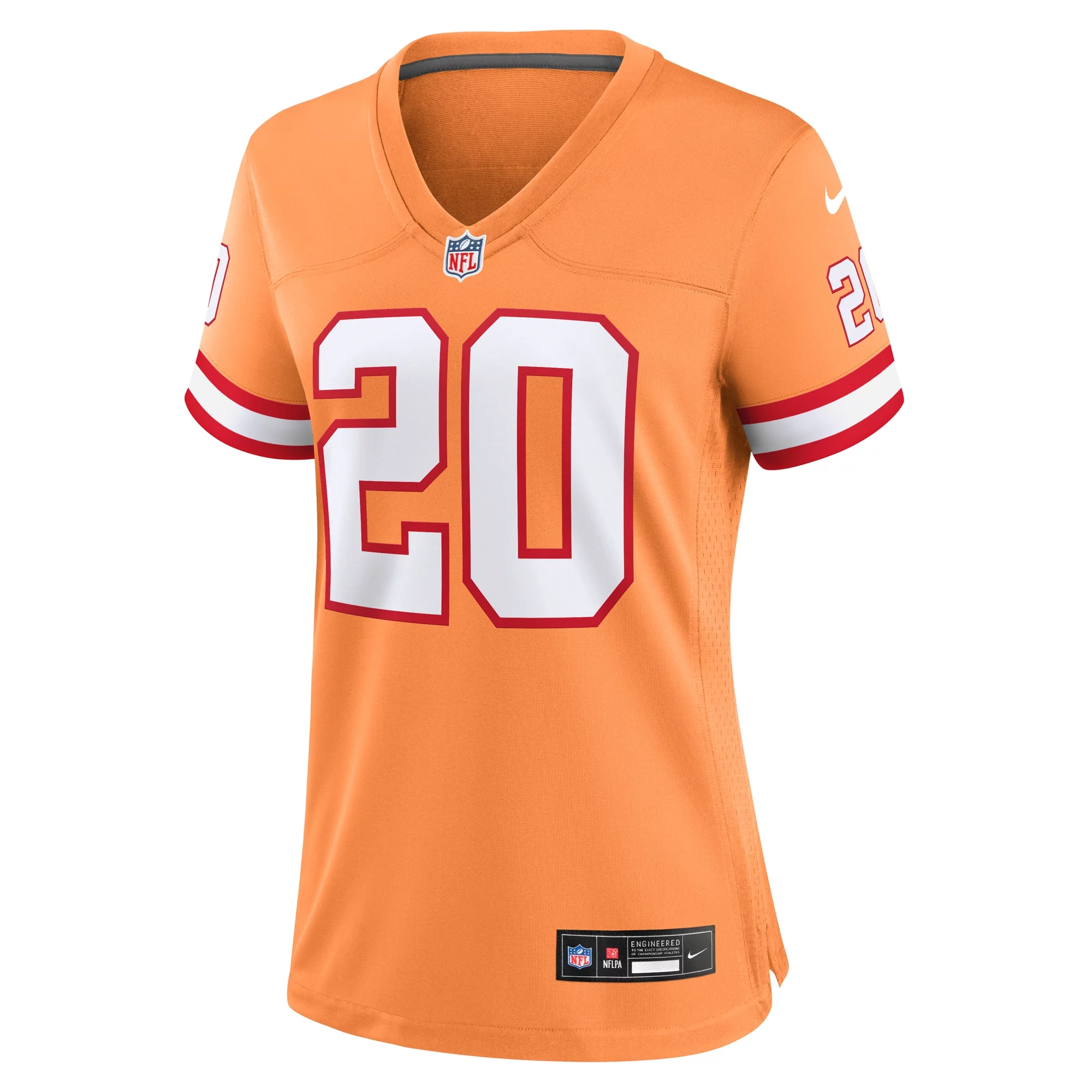 Women's Nike Ronde Barber Orange Tampa Bay Buccaneers Throwback Game Jersey