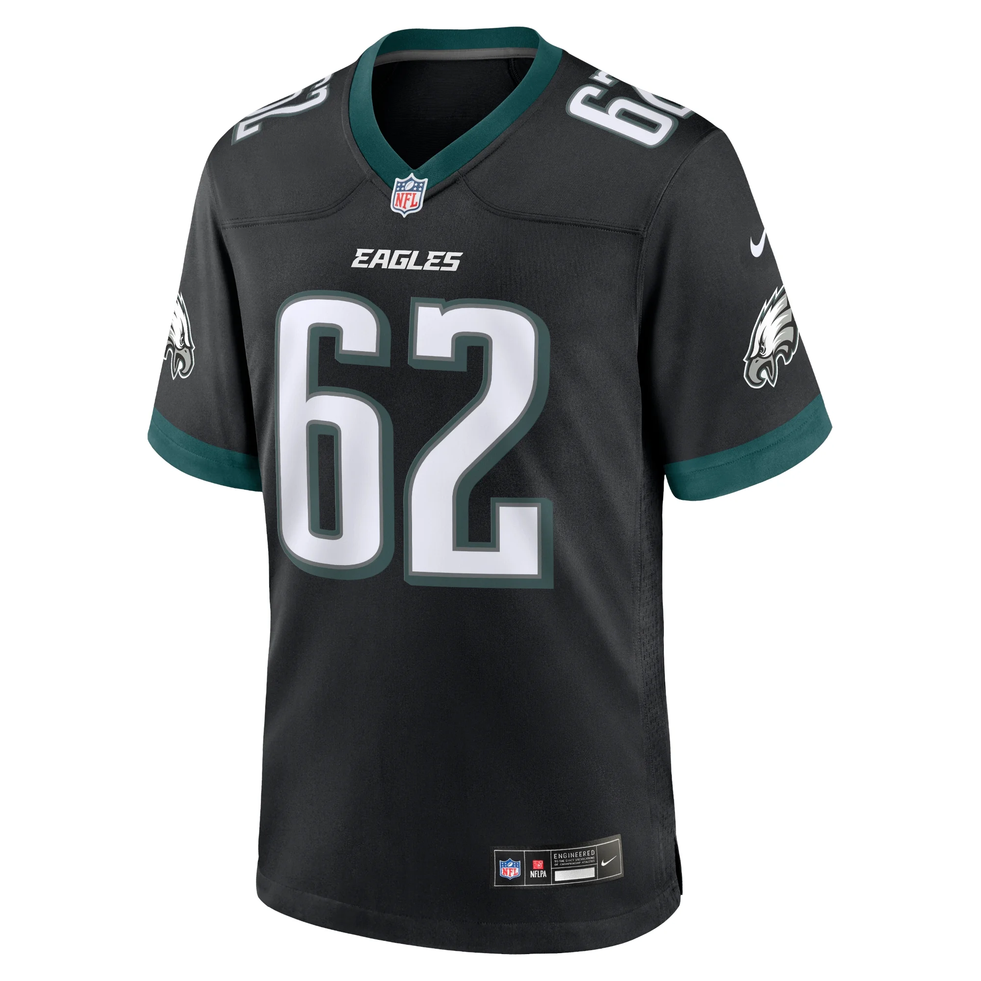 Men's Nike Jason Kelce Black Philadelphia Eagles Alternate Game Jersey