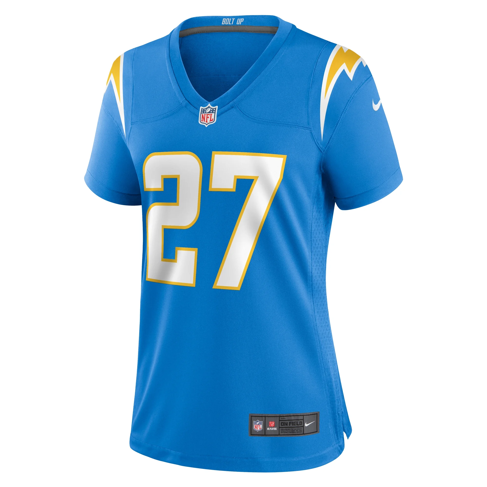 Women's Nike Essang Bassey Powder Blue Los Angeles Chargers Game Jersey