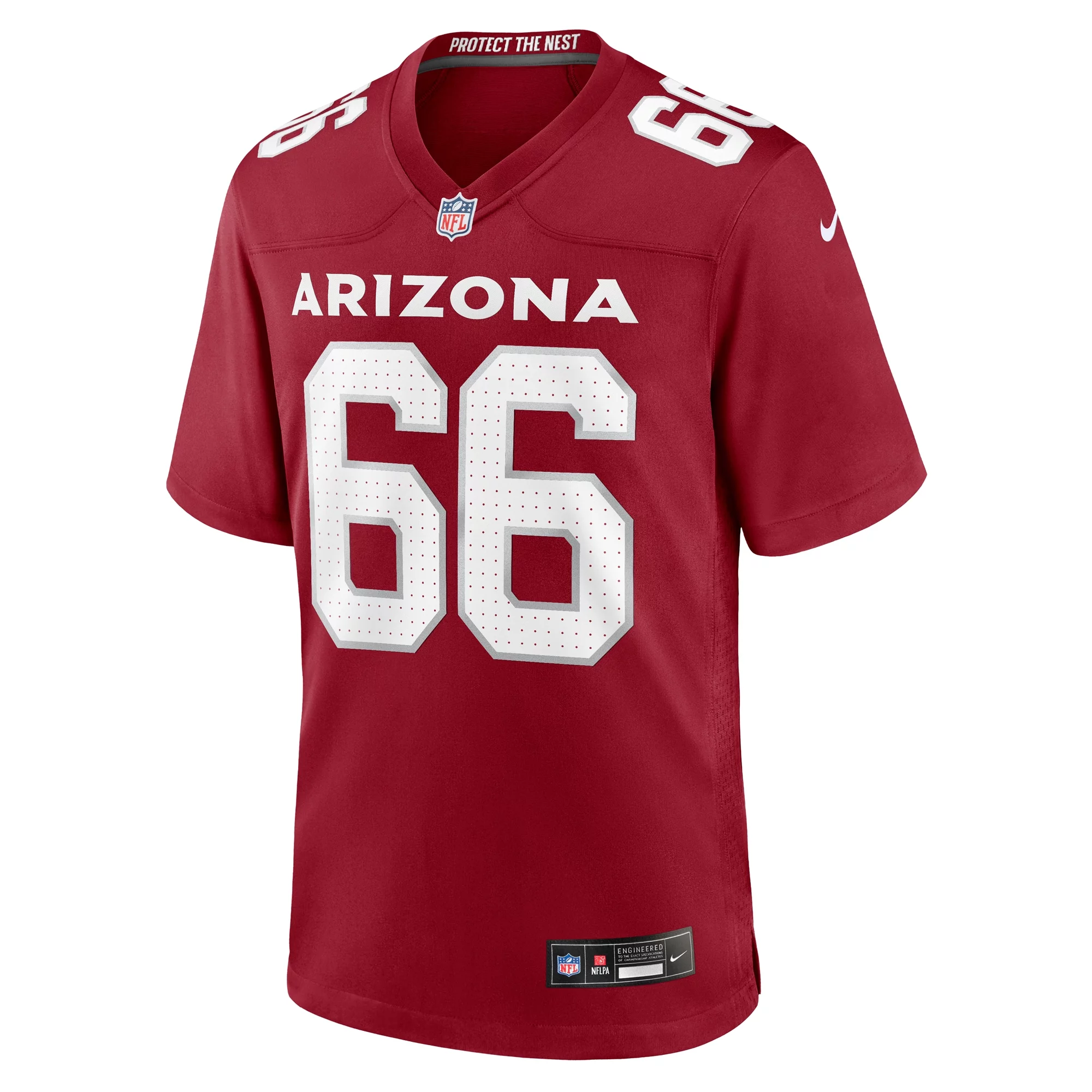 Men's Nike Jackson Barton Cardinal Arizona Cardinals Team Game Jersey