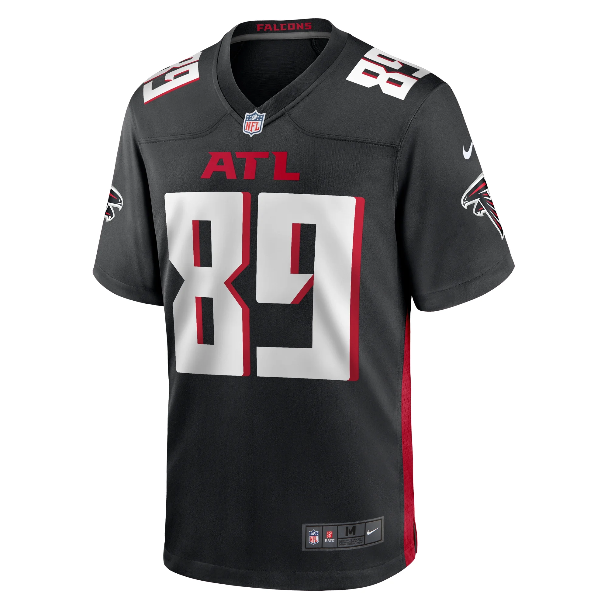 Men's Nike Charlie Woerner Black Atlanta Falcons Game Jersey