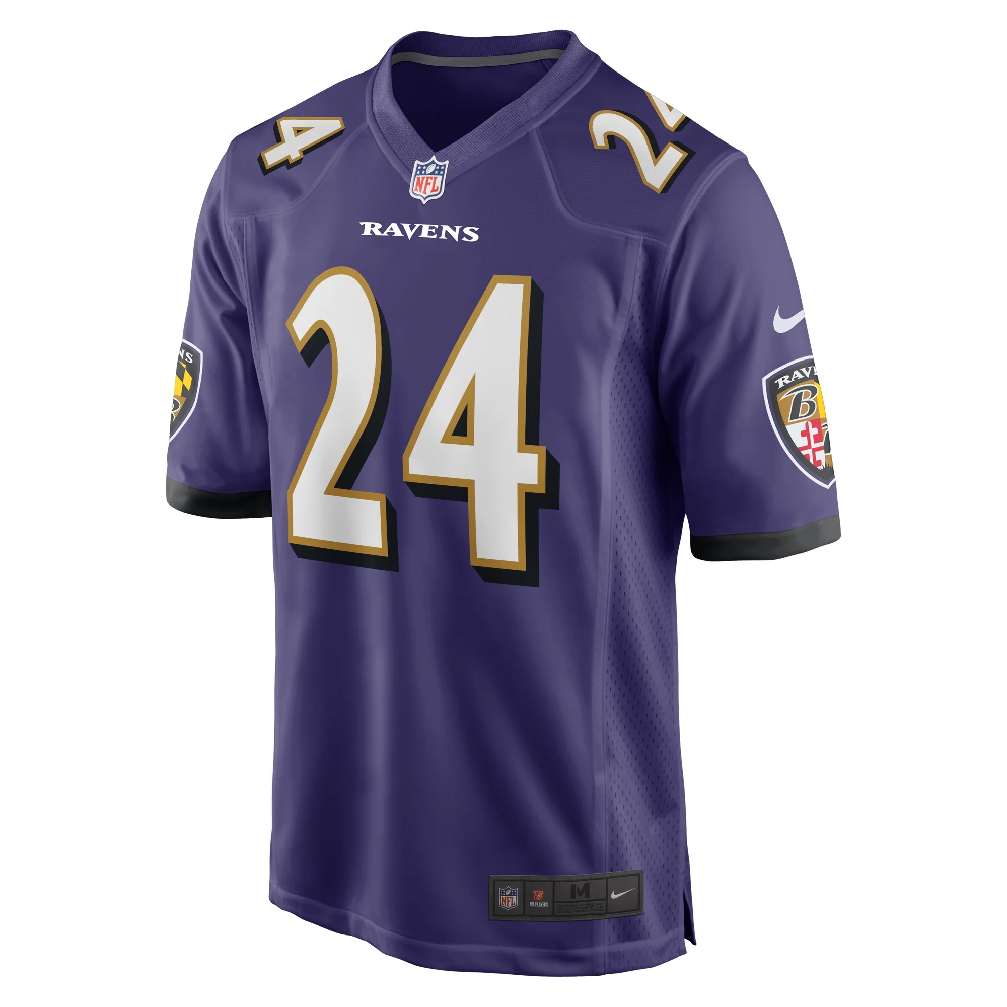 Men's Nike Jadeveon Clowney Purple Baltimore Ravens Game Jersey