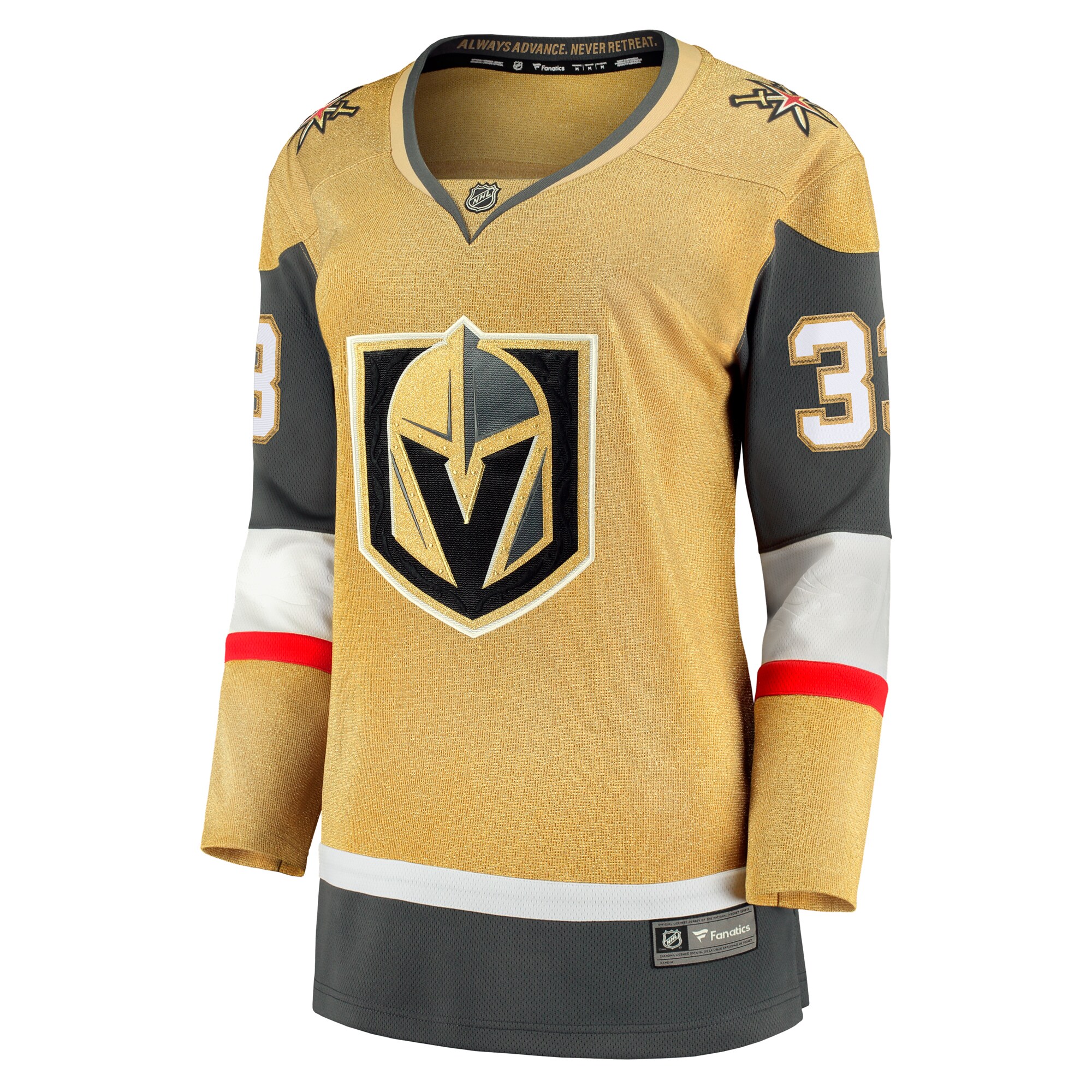 Adin Hill Vegas Golden Knights Fanatics Women's Home Breakaway Player Jersey - Gold