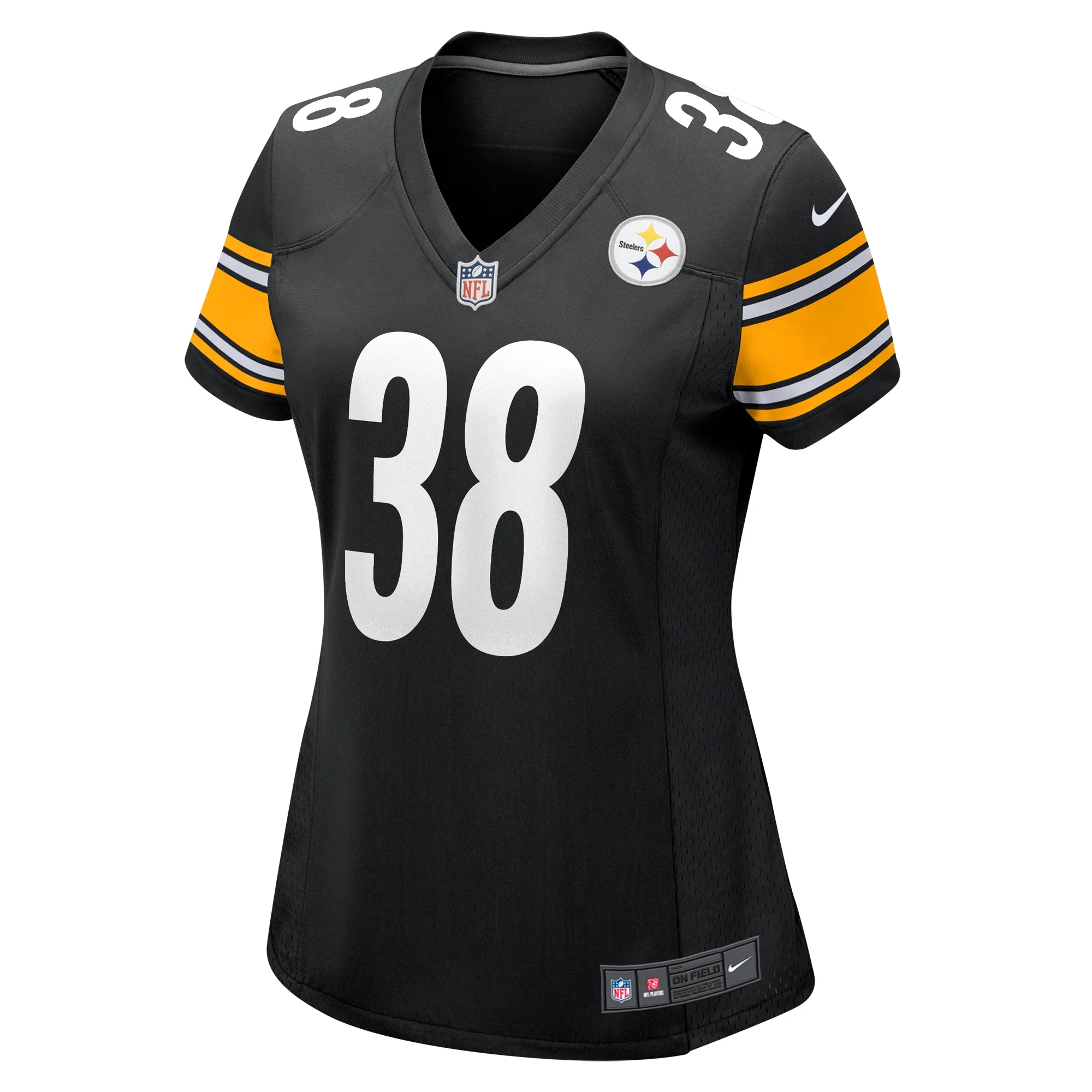 Women's Nike Mykal Walker Black Pittsburgh Steelers Team Game Jersey