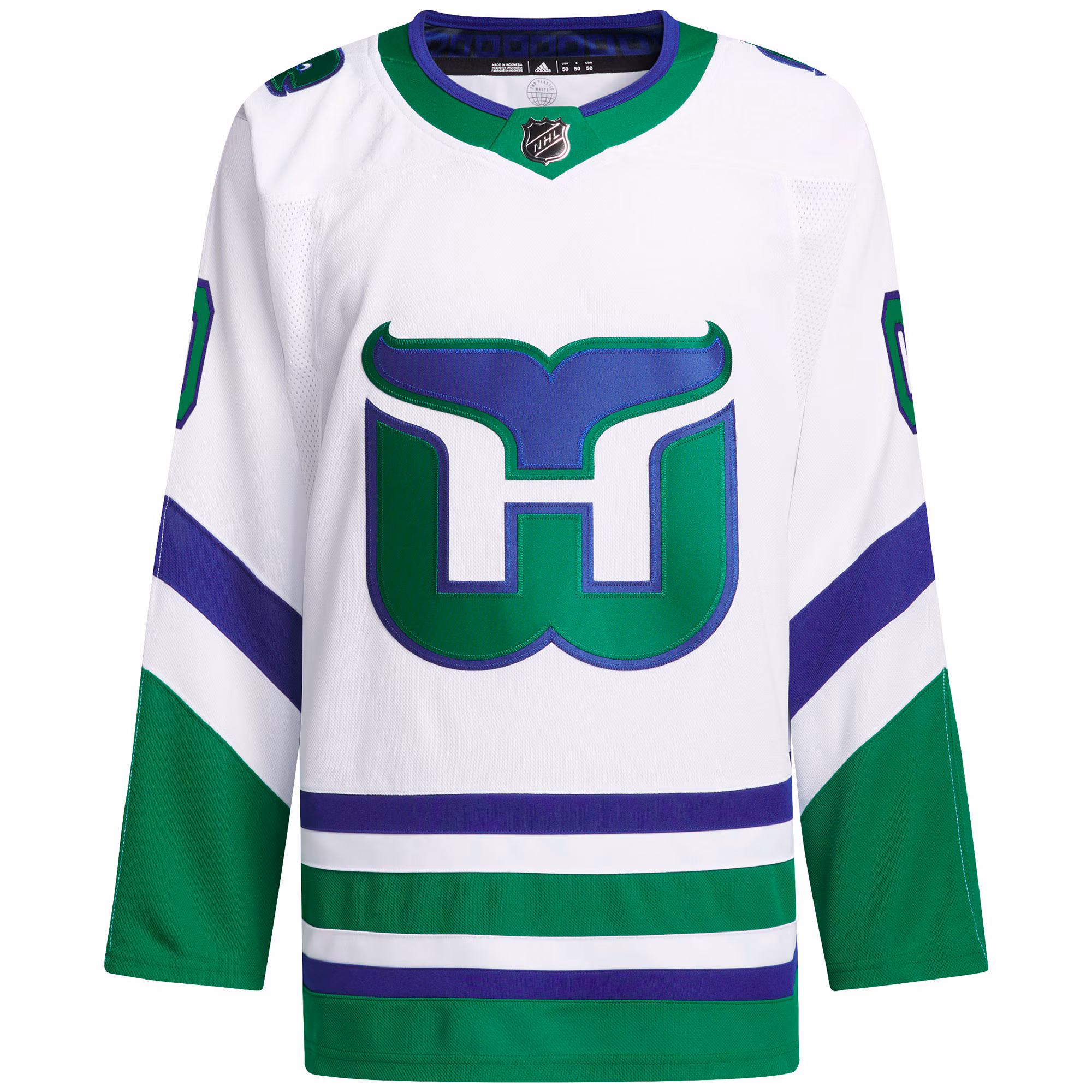 Carolina Hurricanes adidas    Primegreen Authentic Custom Jersey - White