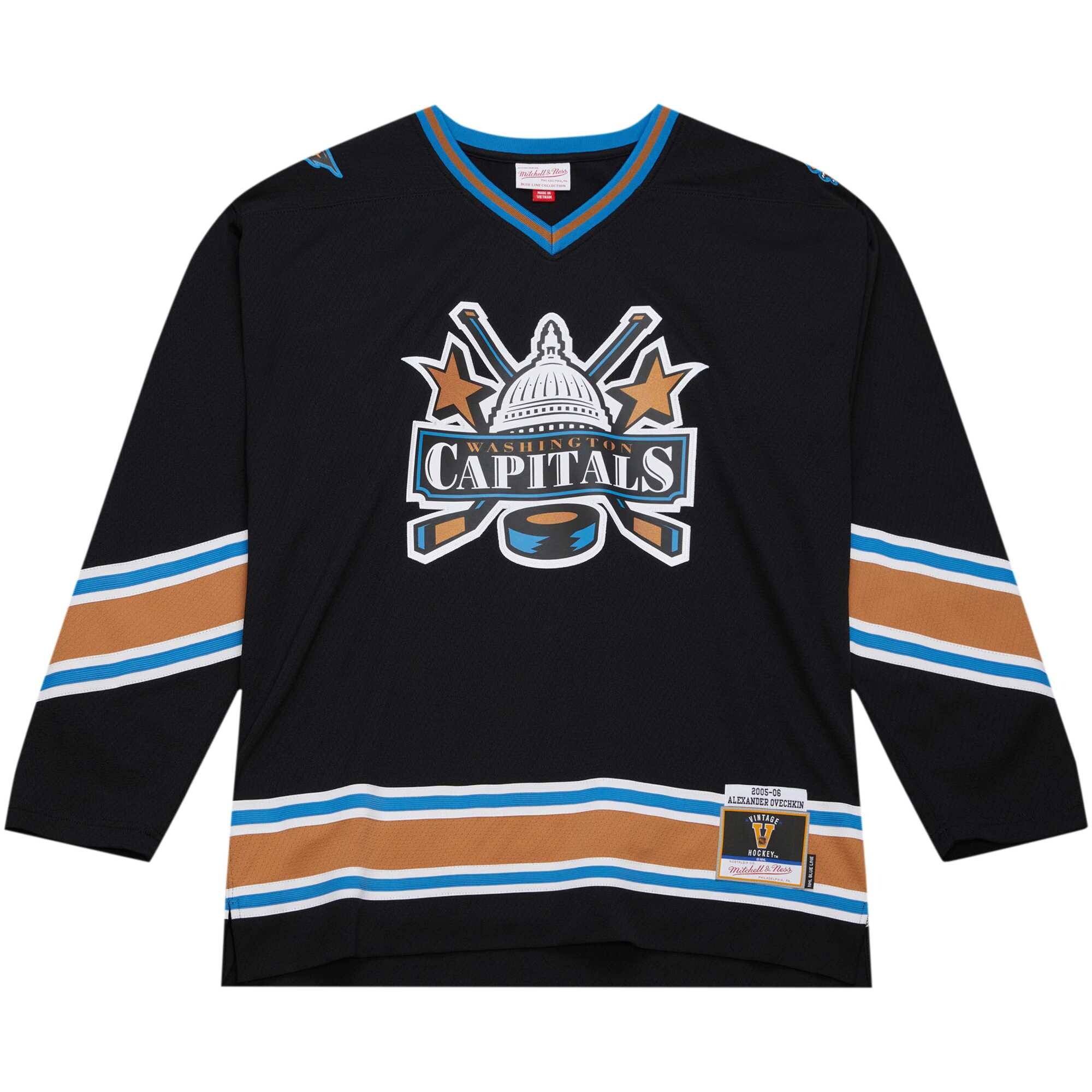 Alexander Ovechkin Washington Capitals Mitchell & Ness  2005/06 Blue Line Player Jersey - Black