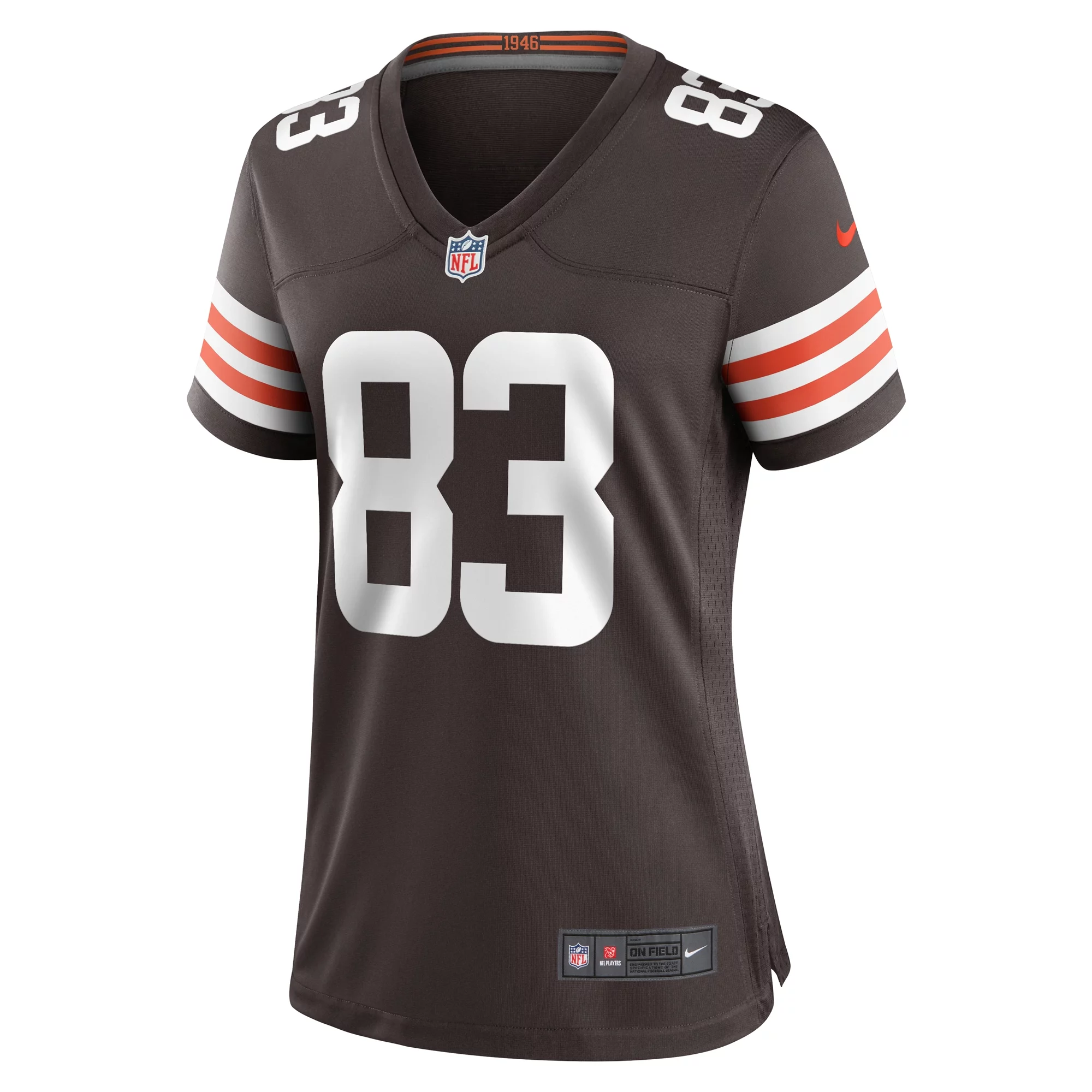 Women's Nike Zaire Mitchell-Paden Brown Cleveland Browns Team Game Jersey