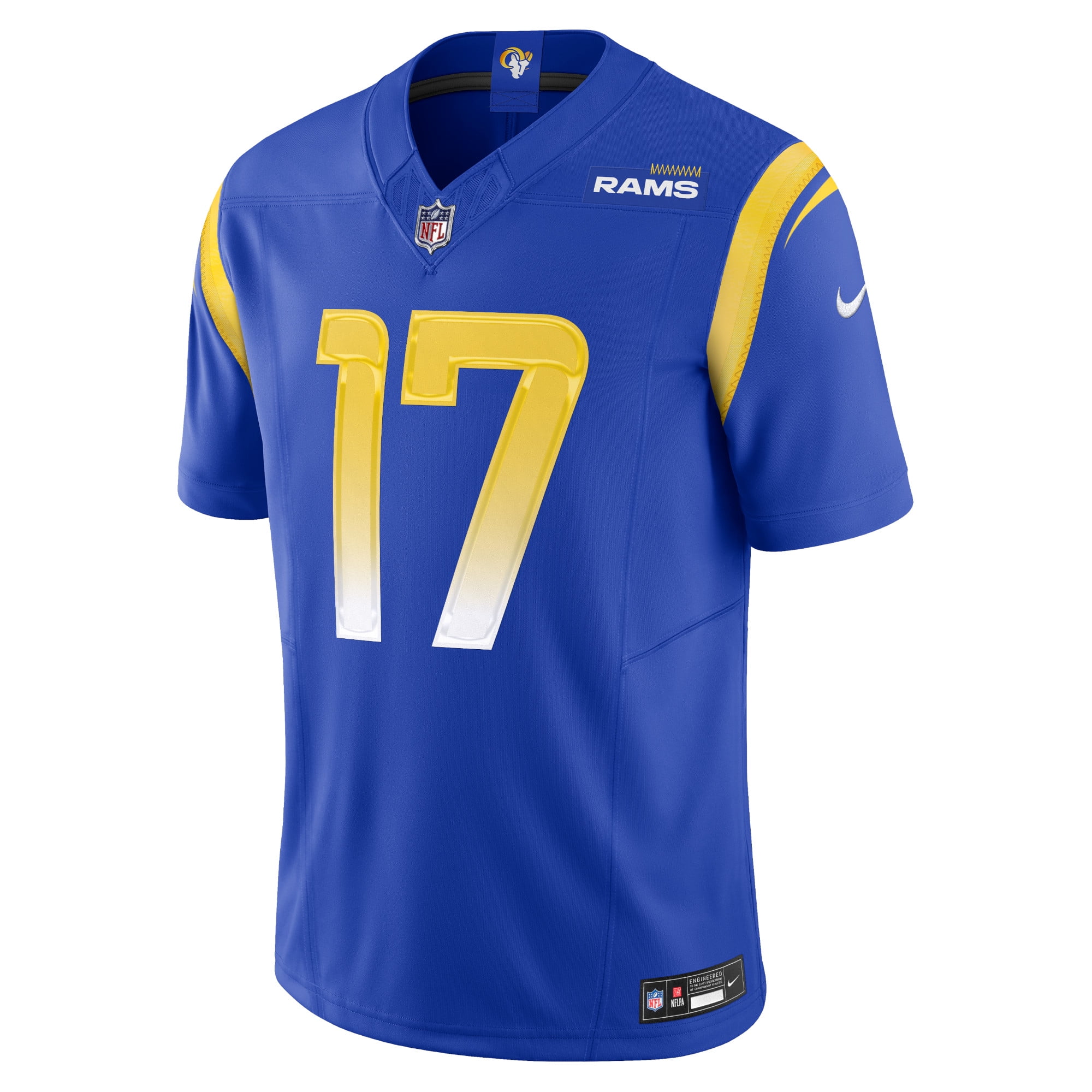 Men's Nike Puka Nacua Royal Los Angeles Rams Vapor F.U.S.E. Limited Jersey