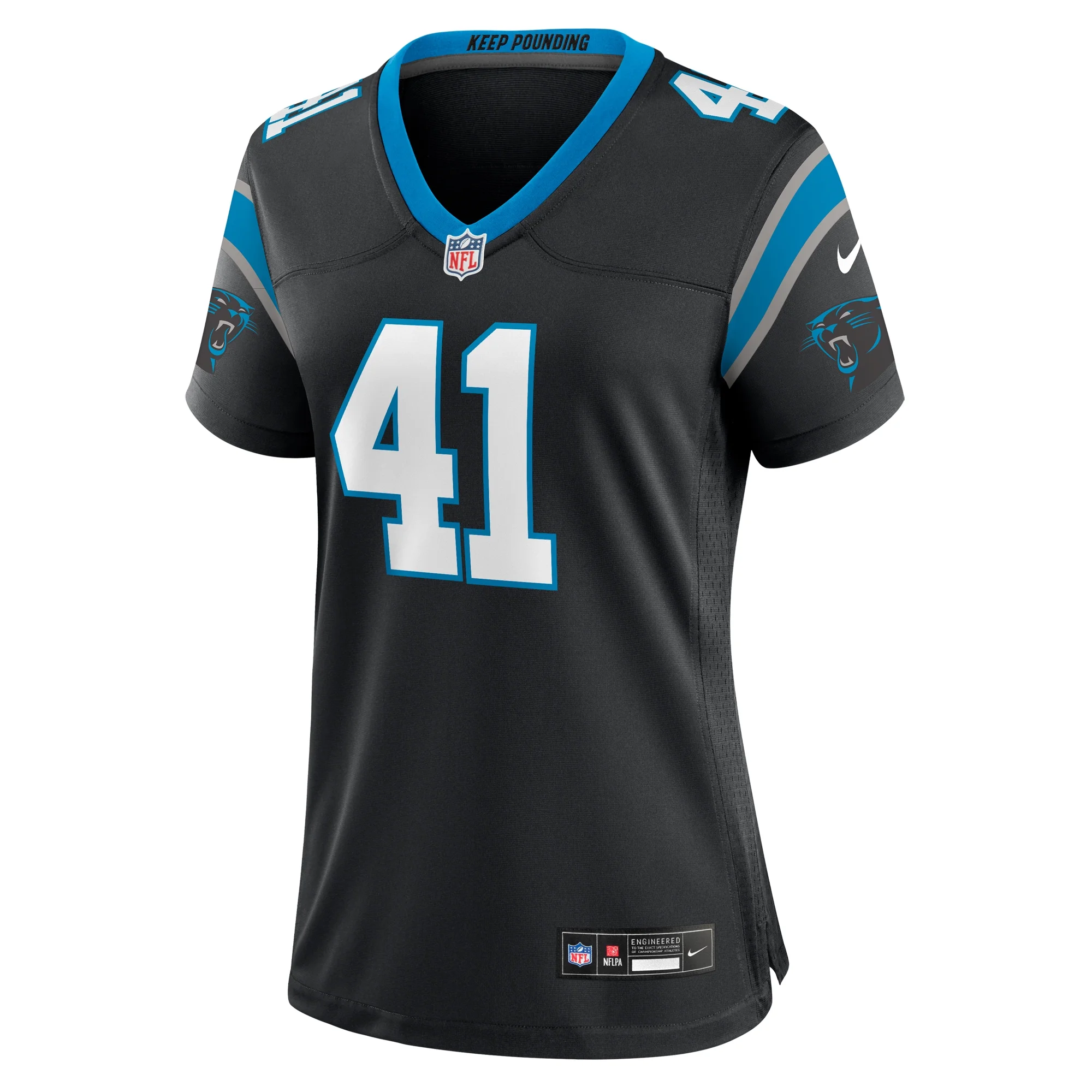 Women's Nike Matthias Farley Black Carolina Panthers Game Jersey