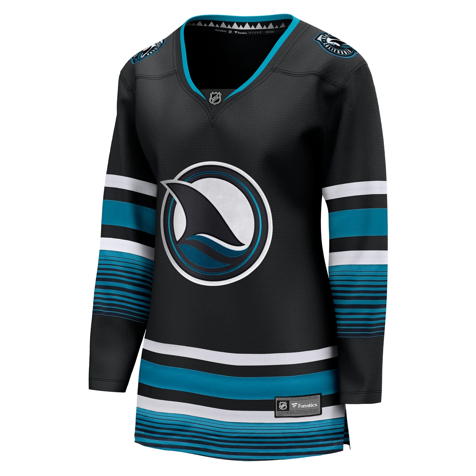 Women's Fanatics Branded Black San Jose Sharks Alternate Premier Breakaway Jersey