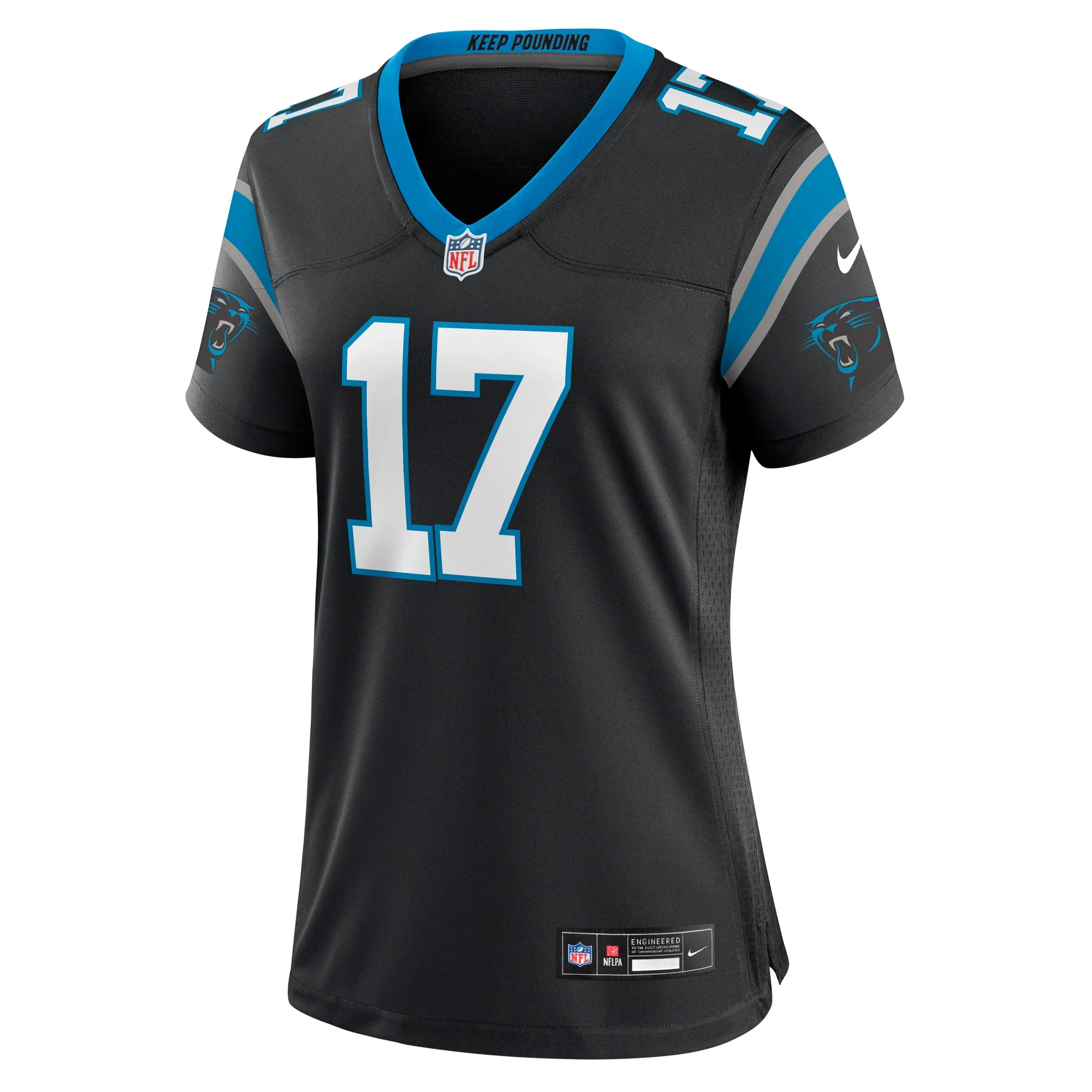 Women's Nike DJ Chark Jr. Black Carolina Panthers Game Jersey