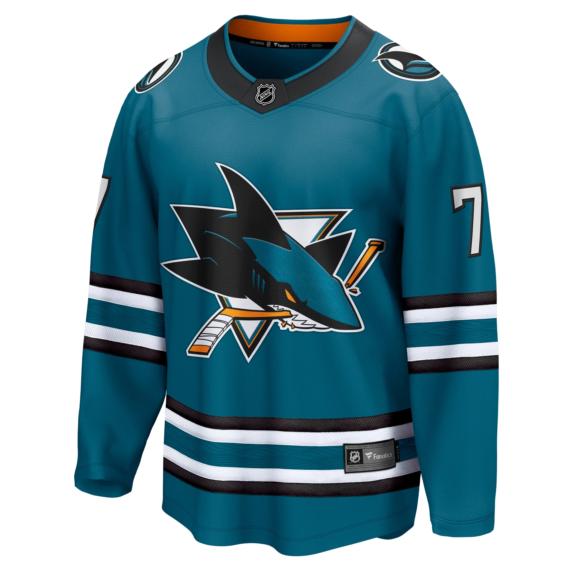 Men's Fanatics Nico Sturm Teal San Jose Sharks Home Breakaway Jersey