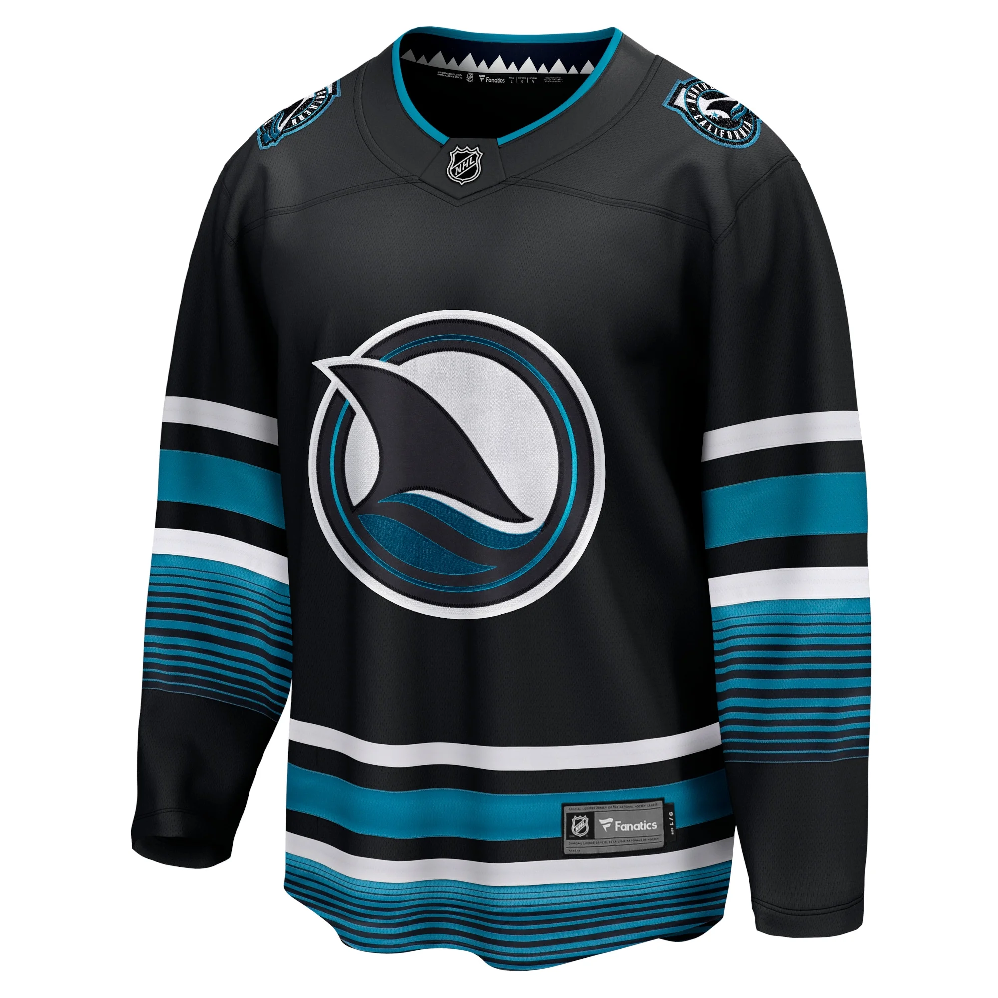 Men's Fanatics Branded Black San Jose Sharks Alternate Premier Breakaway Jersey