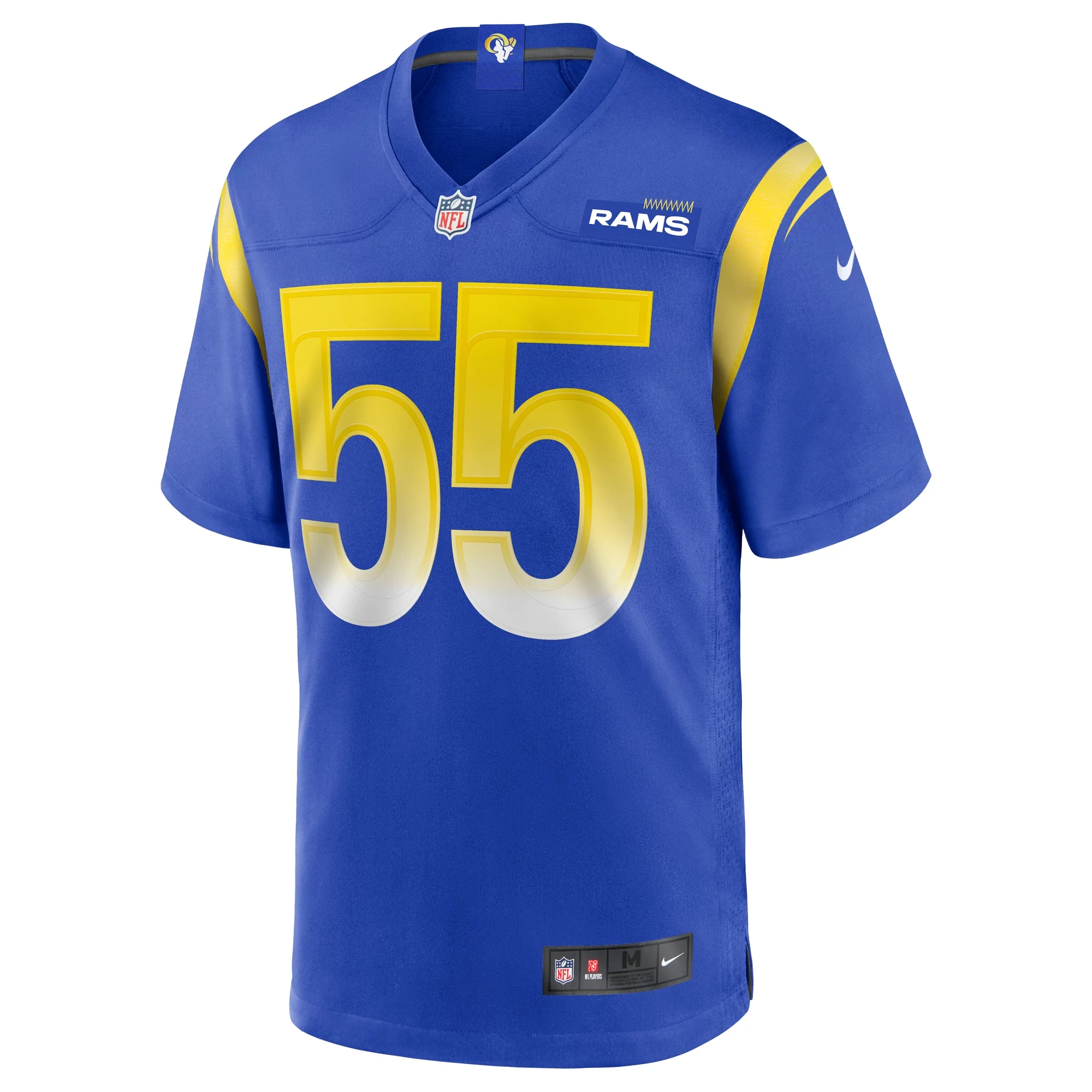Men's Nike Brian Allen Royal Los Angeles Rams Game Jersey