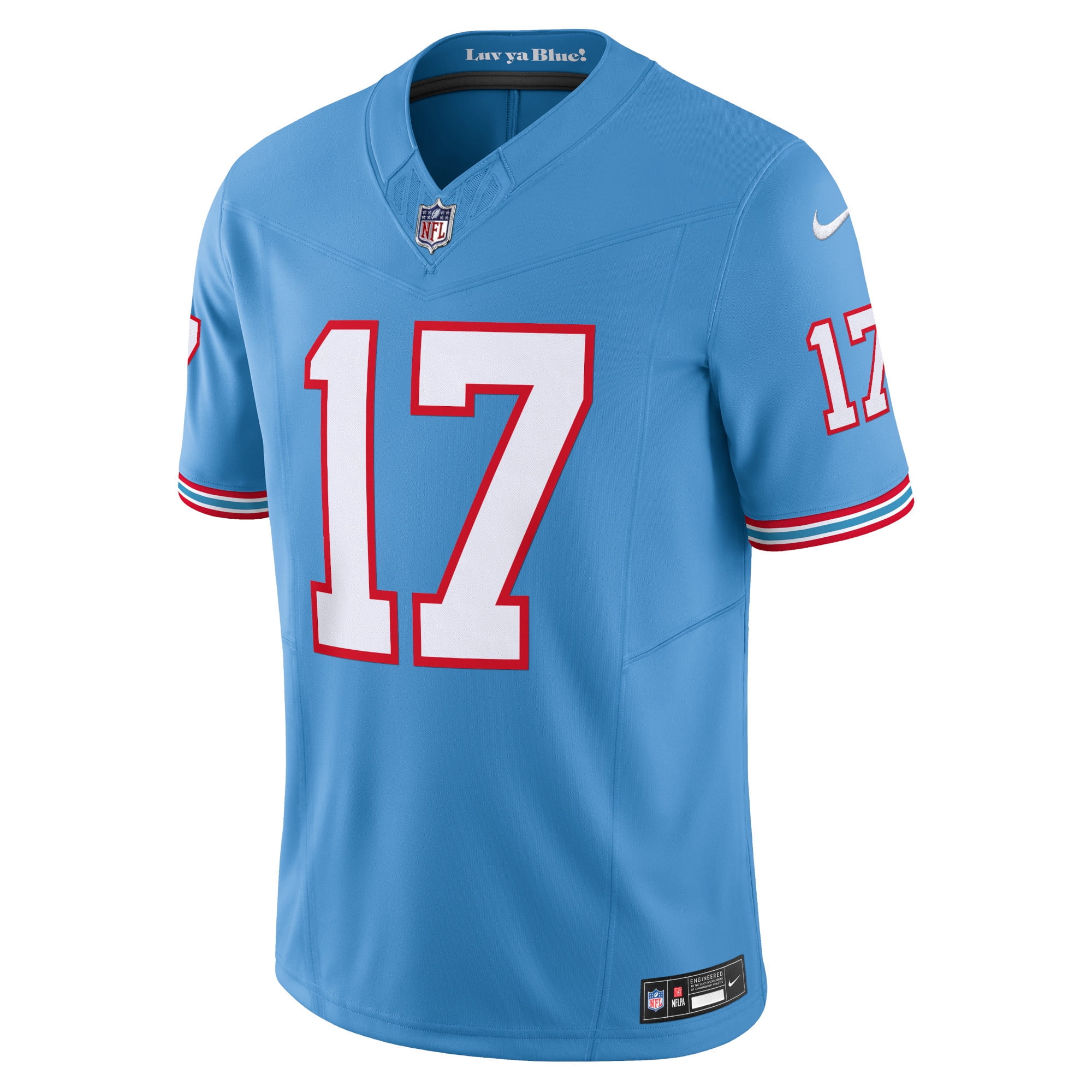 Men's Nike Ryan Tannehill Light Blue Tennessee Titans Vapor F.U.S.E. Limited Jersey