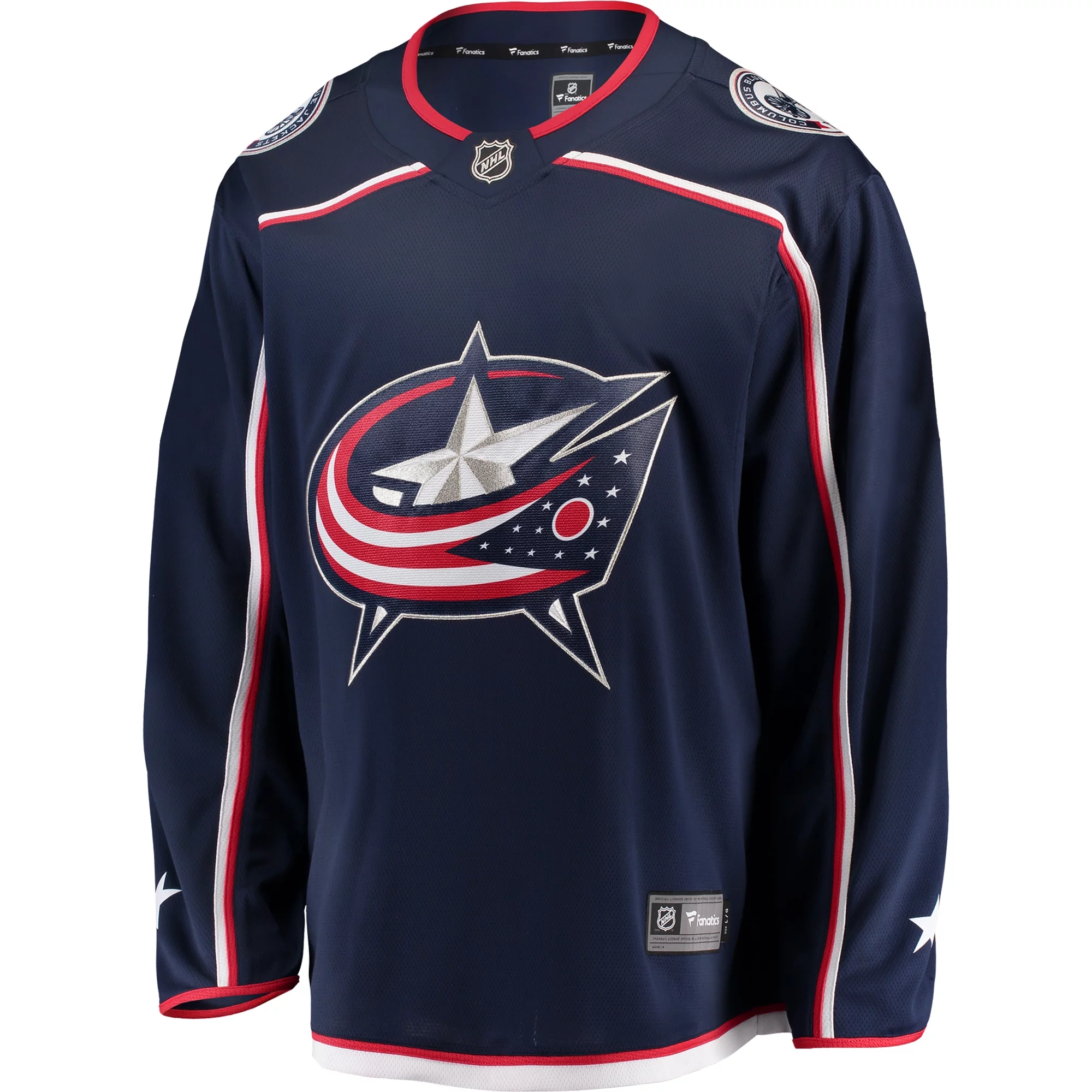 Men's Fanatics Navy Columbus Blue Jackets Breakaway Home Jersey