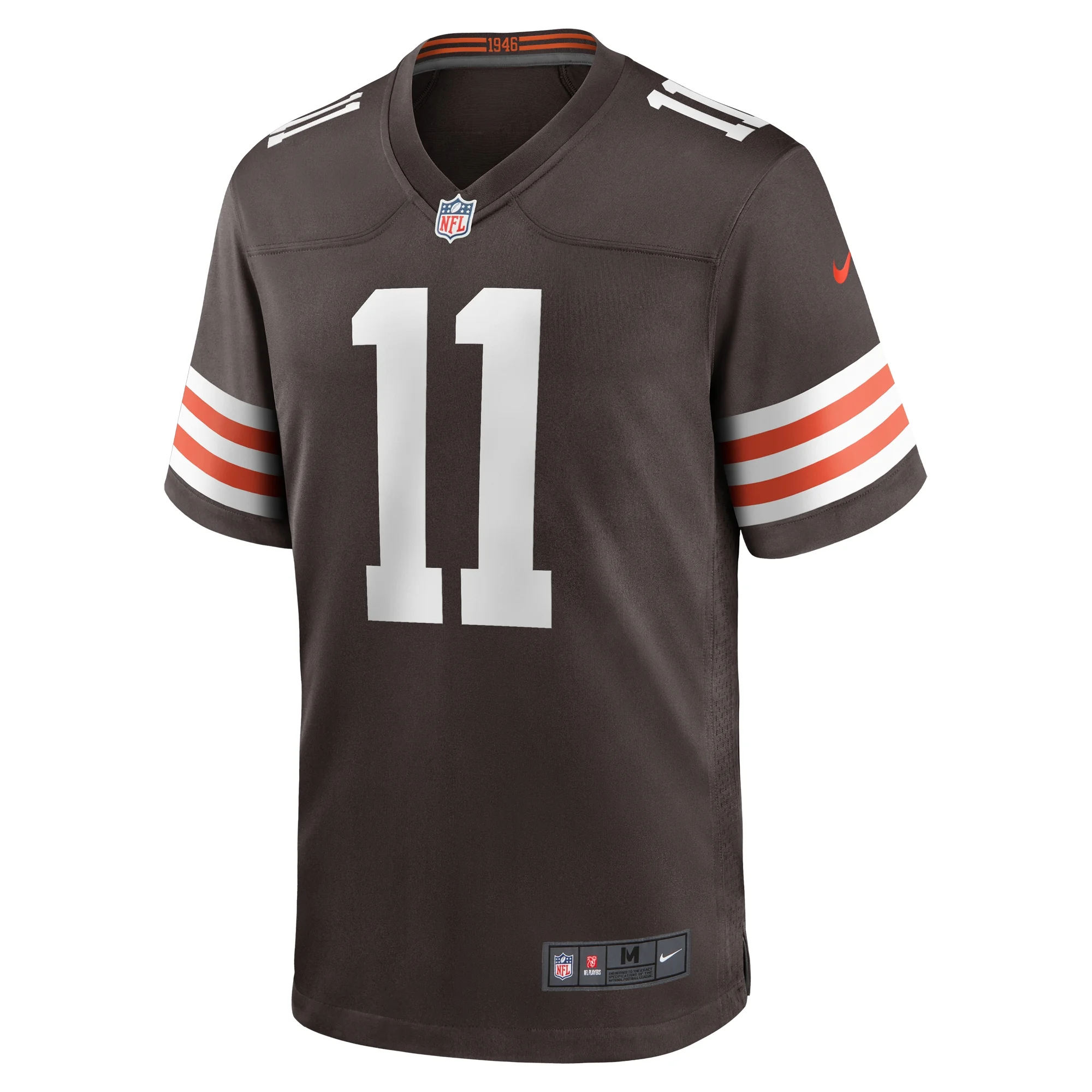 Men's Nike James Proche II Brown Cleveland Browns Game Jersey