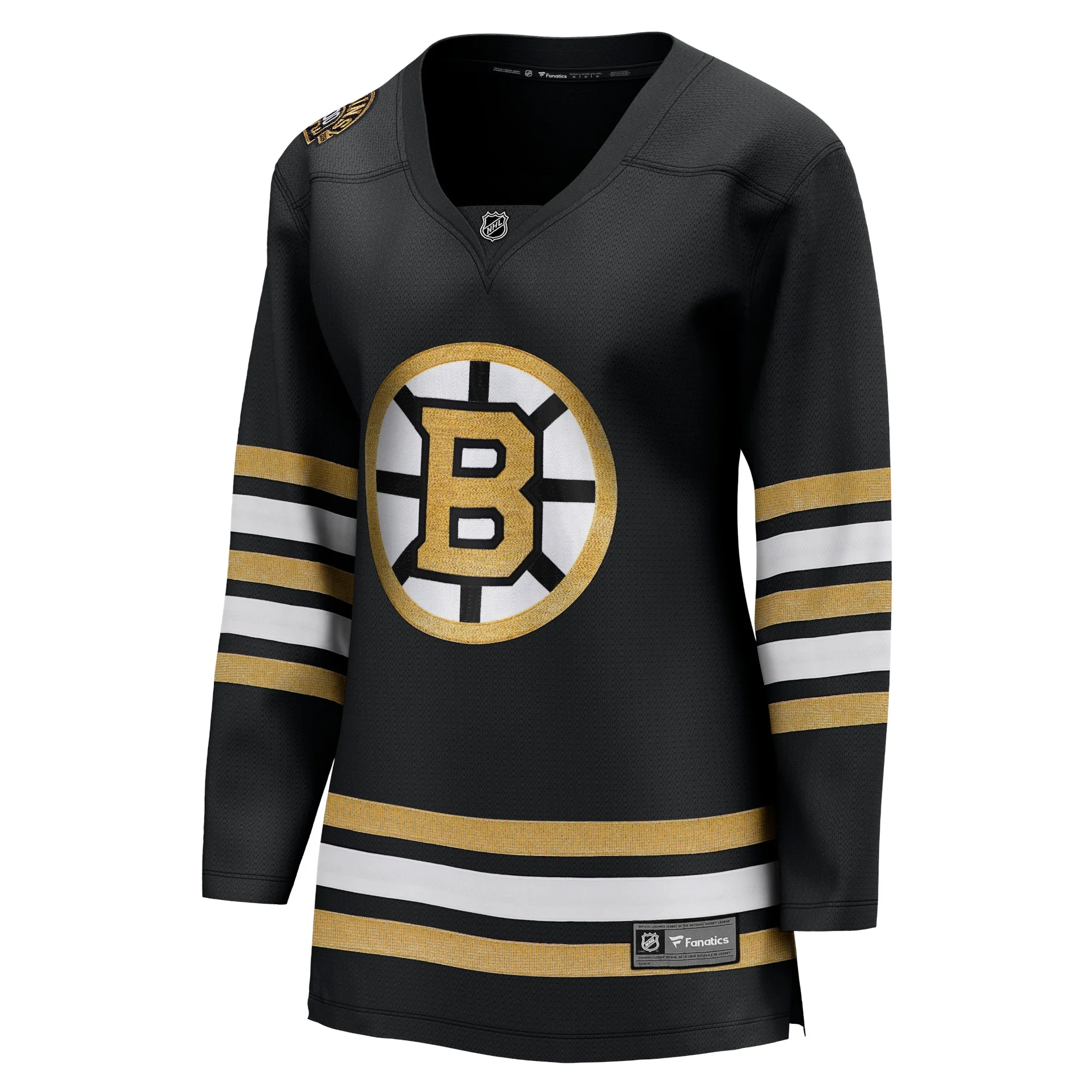Women's Fanatics Branded Black Boston Bruins 100th Anniversary Premier Breakaway Jersey