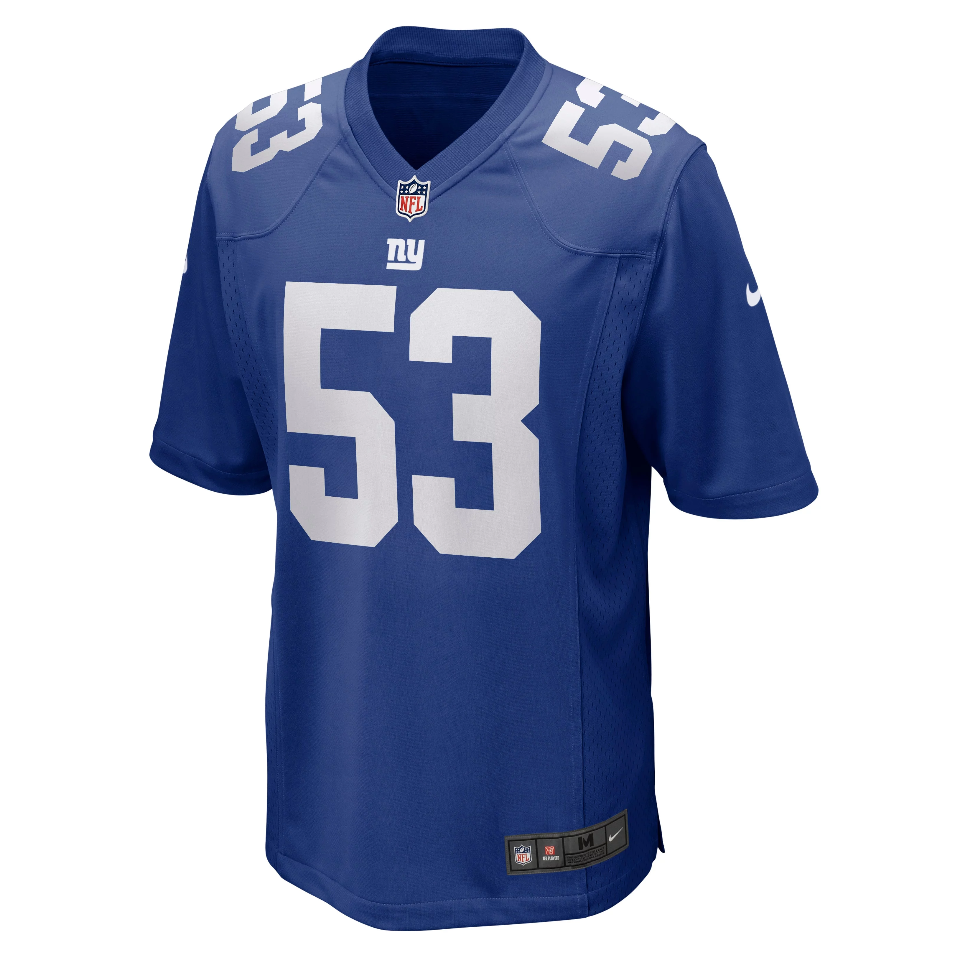 Men's Nike Oshane Ximines Royal New York Giants Game Jersey