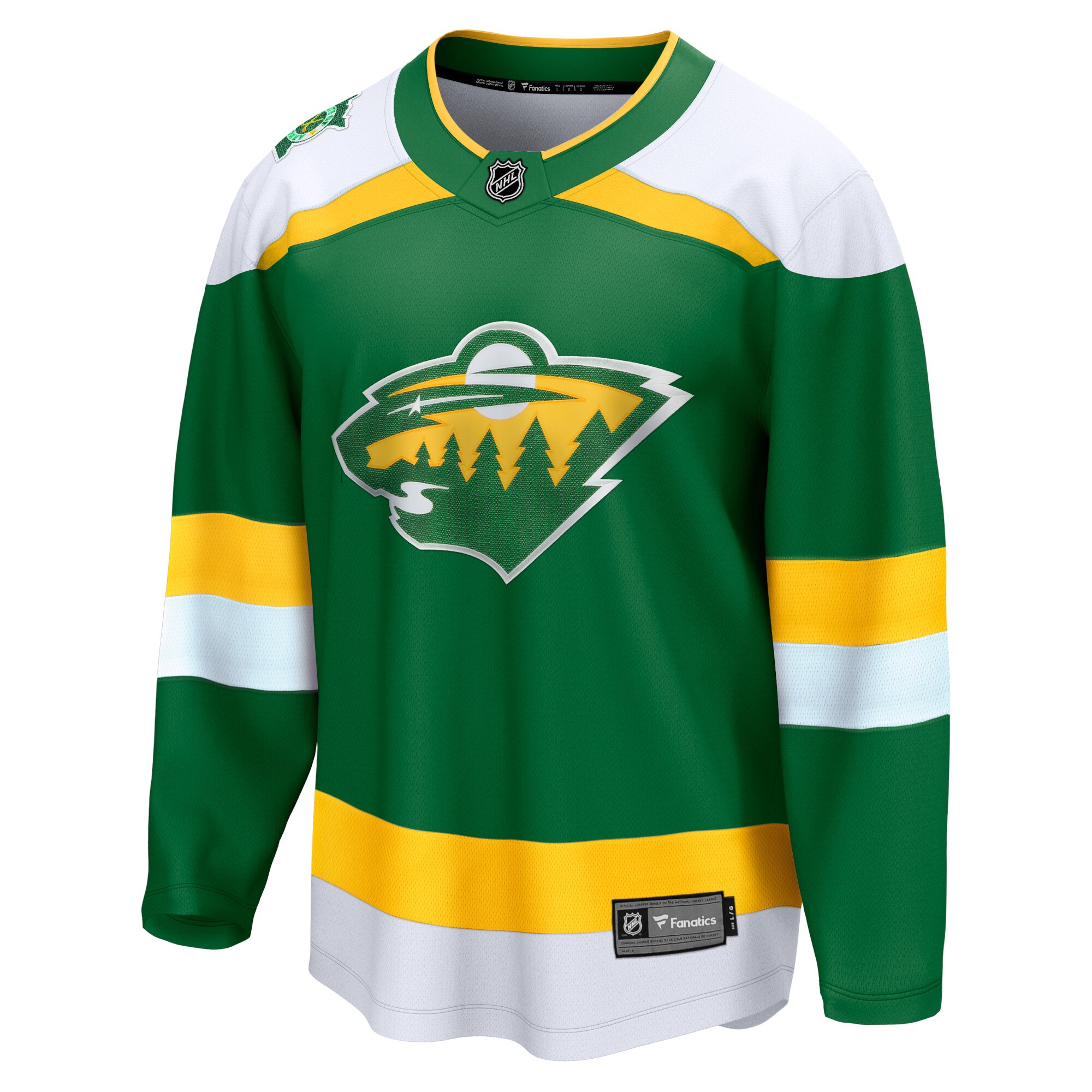 Minnesota Wild Fanatics Alternate Premier Breakaway Jersey – Green