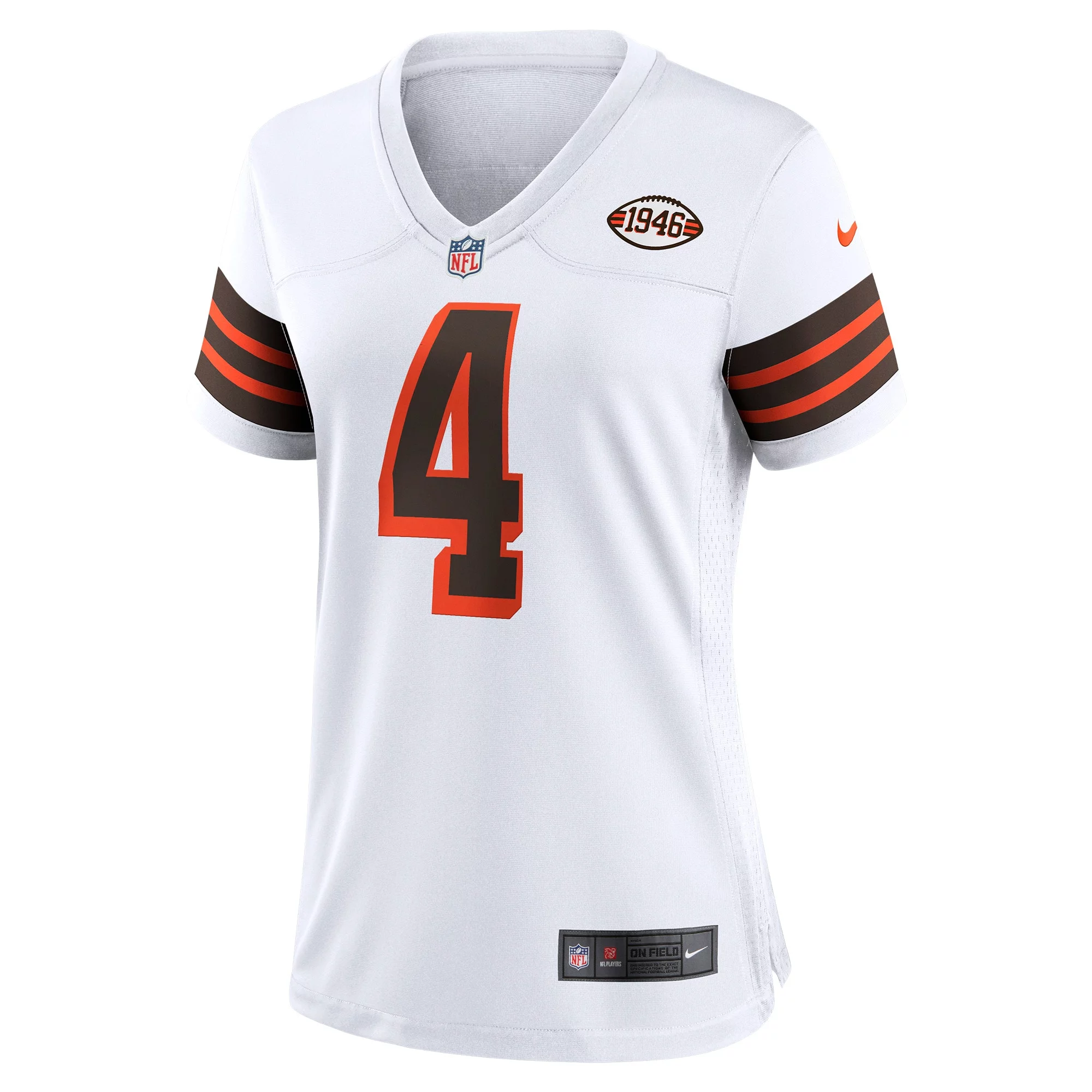 Women's Nike Deshaun Watson White Cleveland Browns Player Jersey