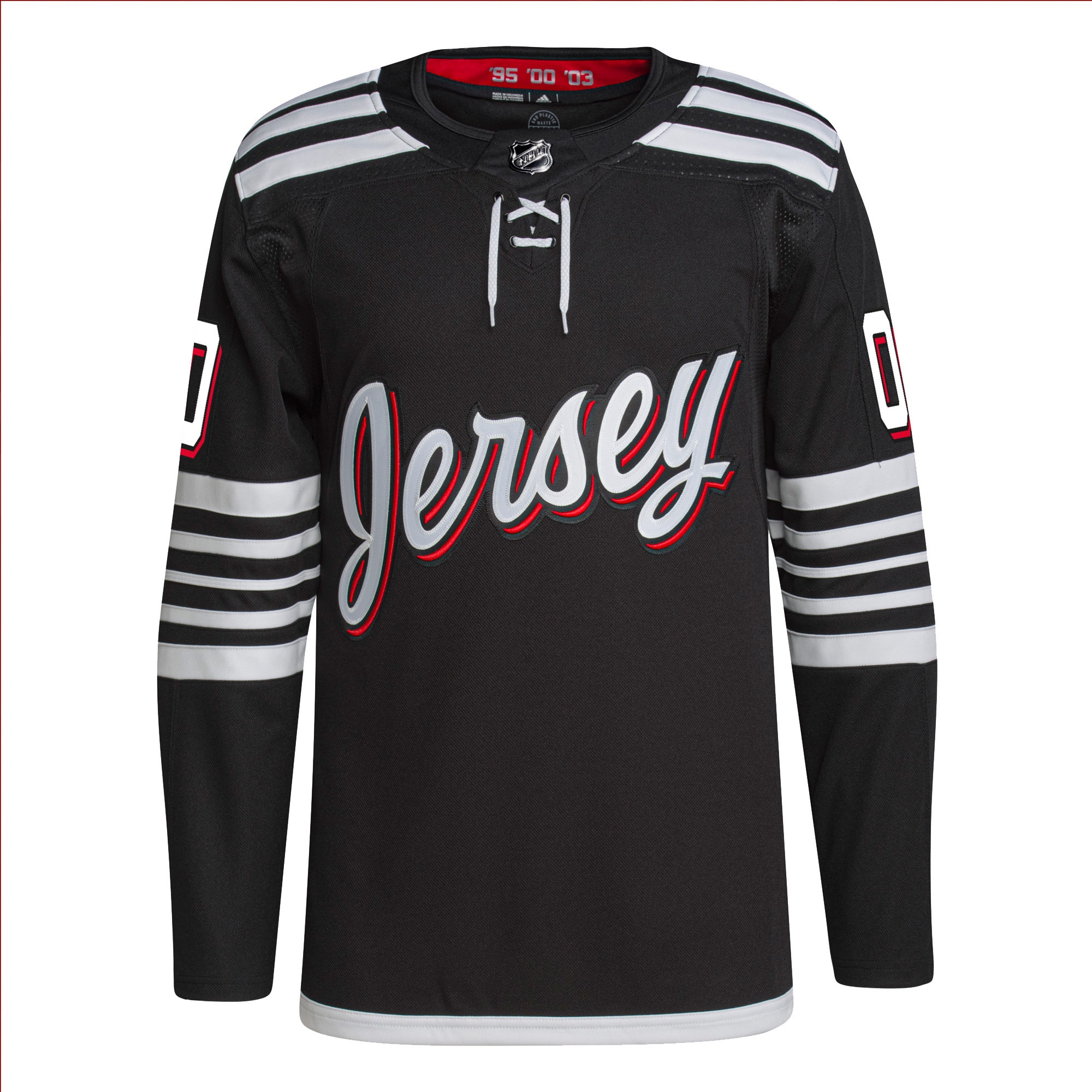 New Jersey Devils adidas  Alternate 2021/22 Primegreen Authentic Custom Jersey - Black