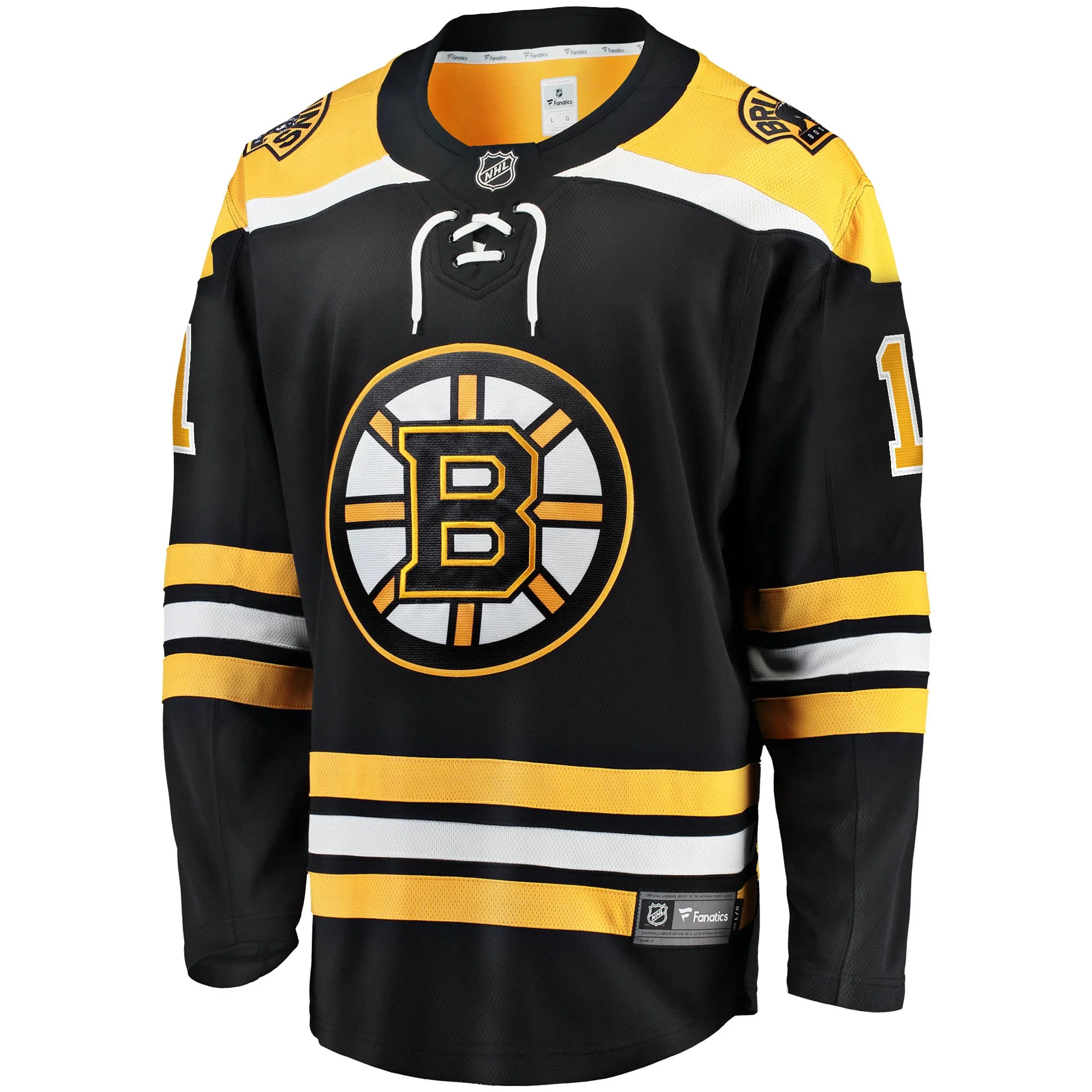 Men's Fanatics Jeremy Swayman Black Boston Bruins Home Breakaway Replica Jersey