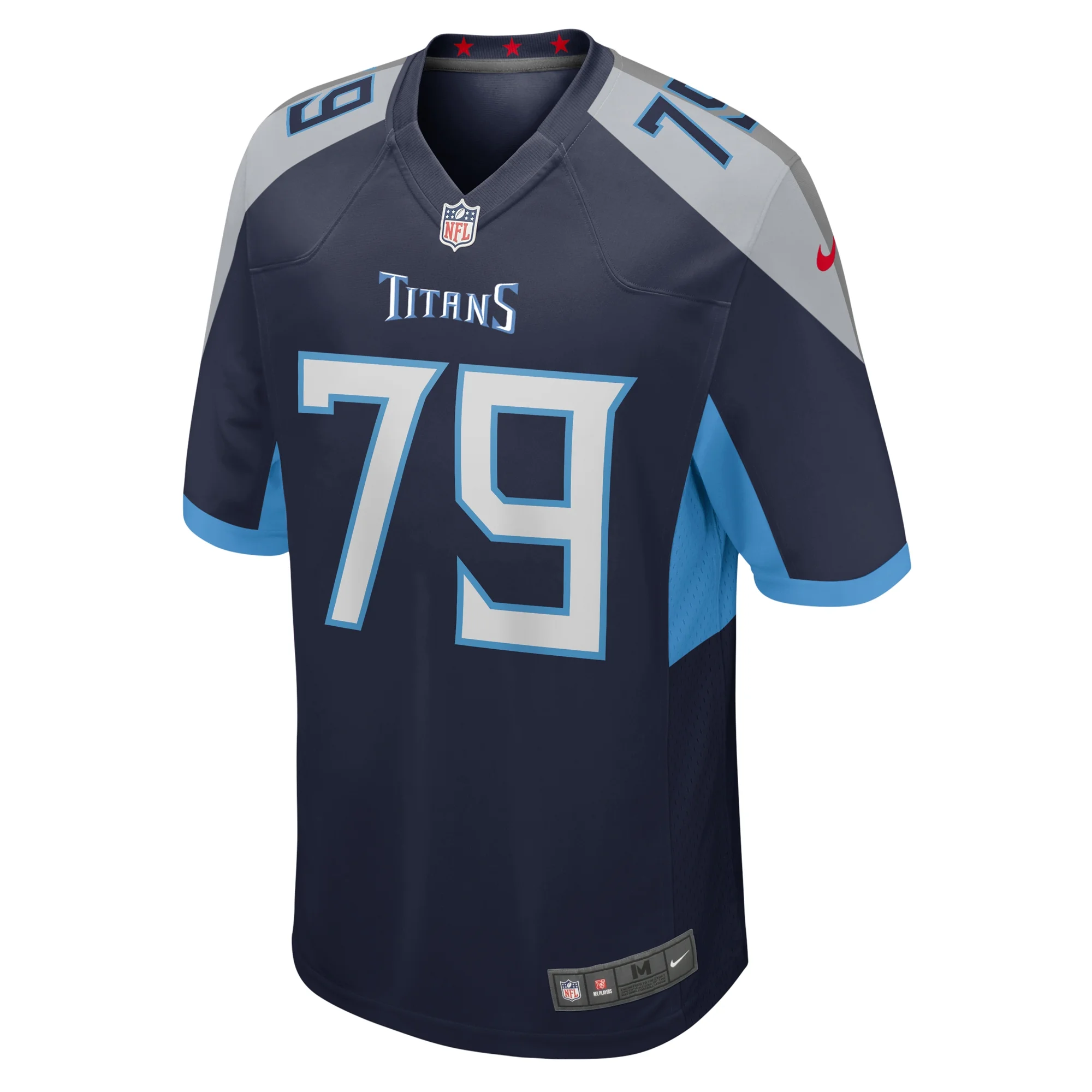 Men's Nike Jaelyn Duncan Navy Tennessee Titans Team Game Jersey