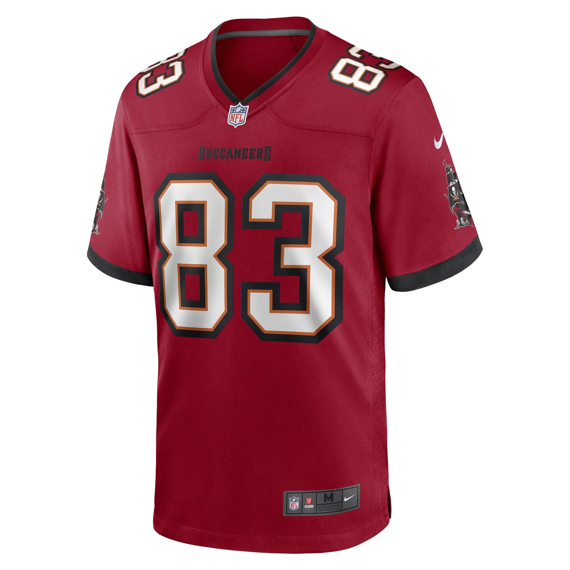 Men's Nike Deven Thompkins Red Tampa Bay Buccaneers Game Player Jersey