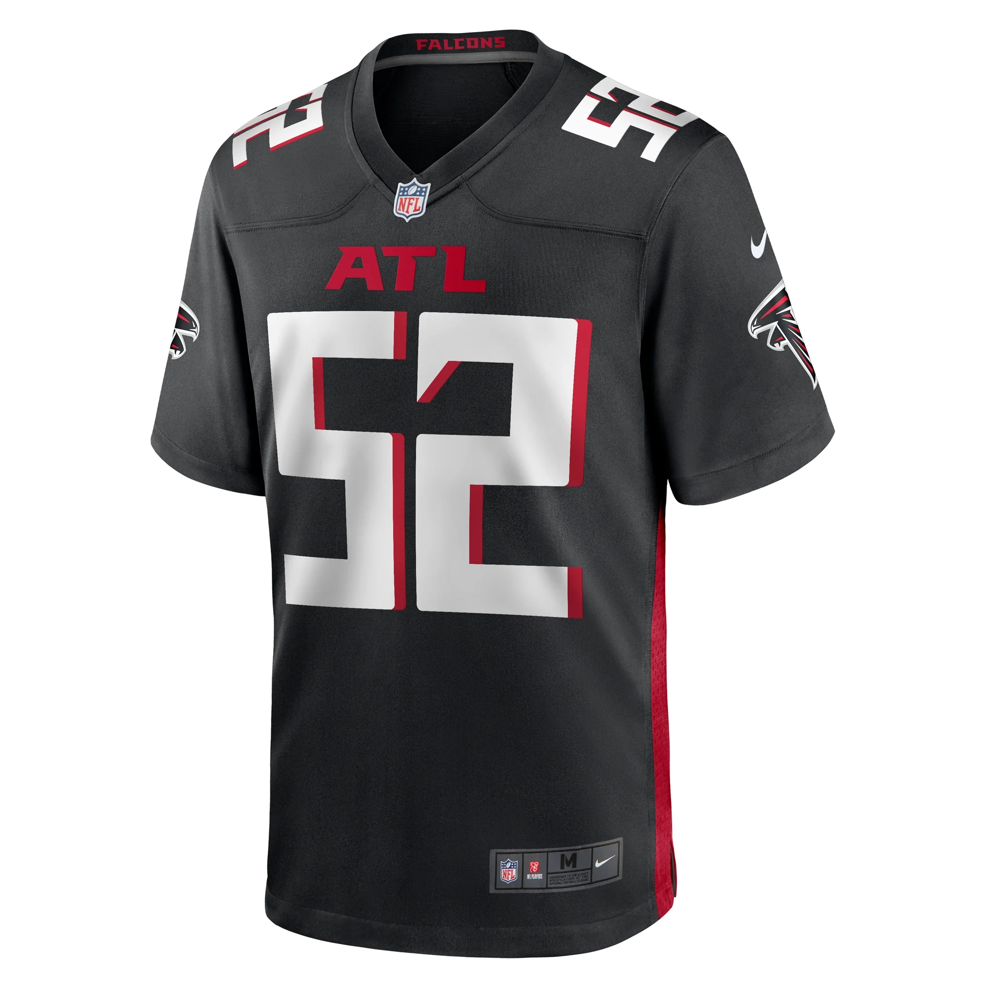 Men's Nike Milo Eifler Black Atlanta Falcons Game Jersey