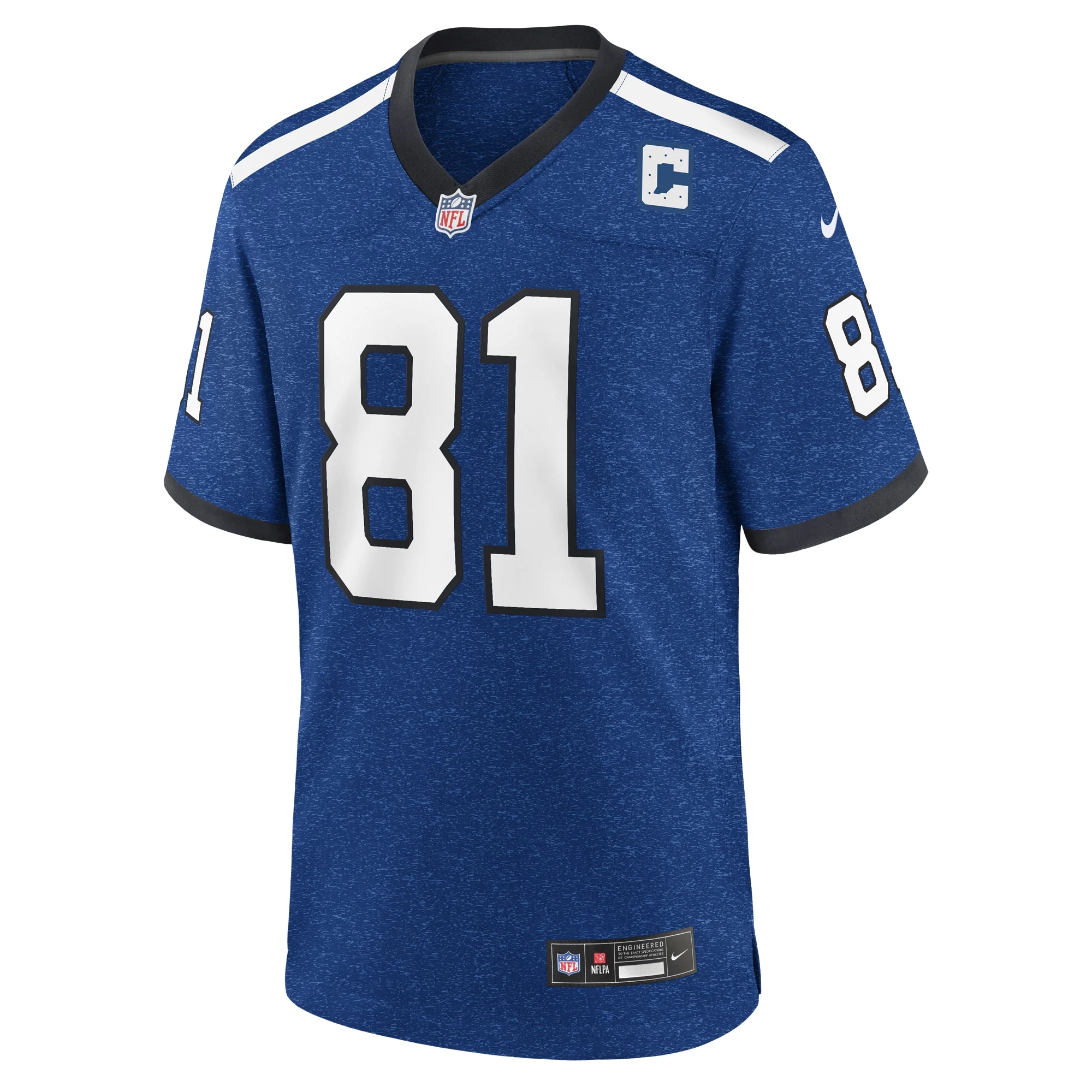 Men's Nike Mo Alie Cox Royal Indianapolis Colts Indiana Nights Alternate Game Jersey