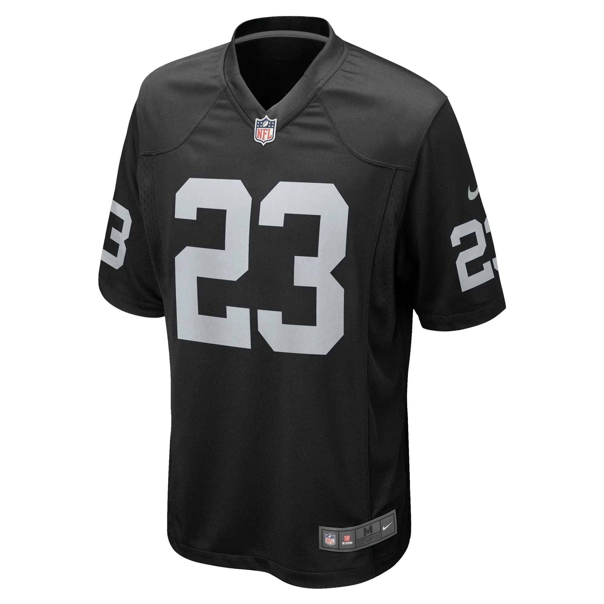 Men's Nike David Long Jr. Black Las Vegas Raiders Team Game Jersey