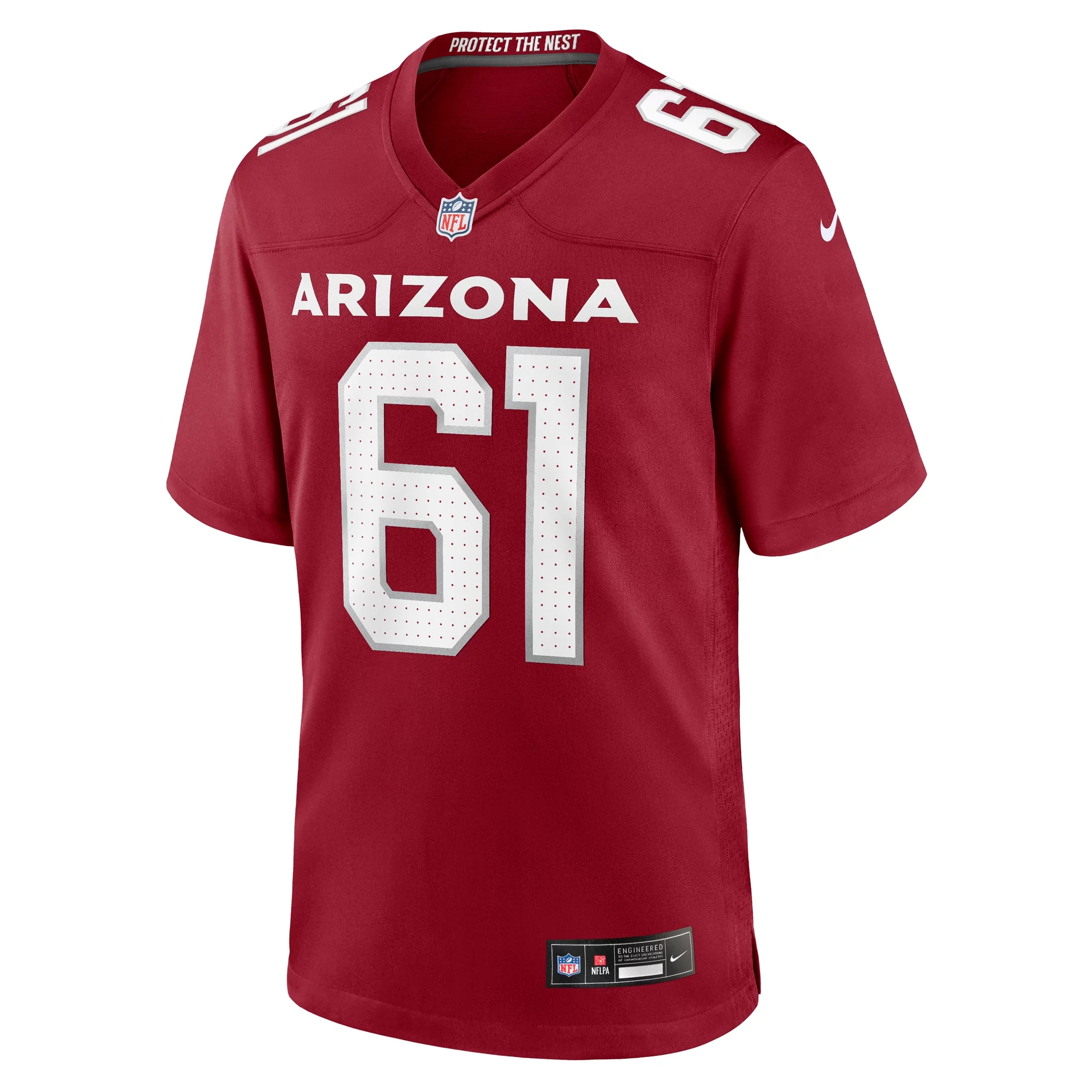 Men's Nike Carter O'Donnell Cardinal Arizona Cardinals Team Game Jersey