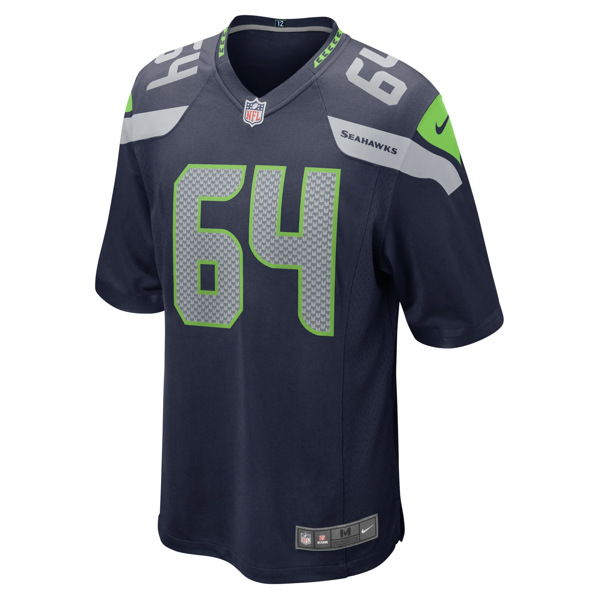Men's Nike Austin Faoliu College Navy Seattle Seahawks Game Jersey