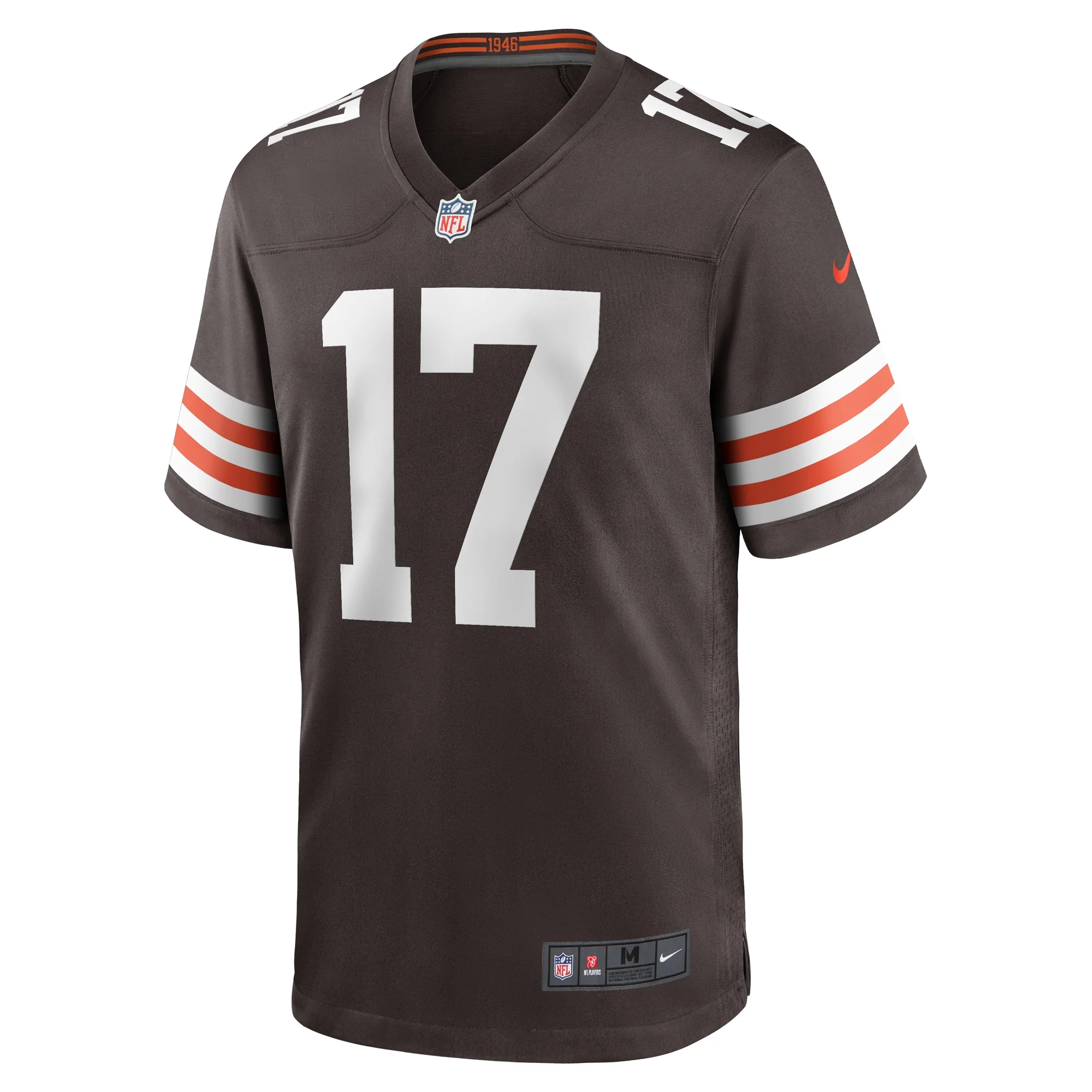 Men's Nike Dorian Thompson-Robinson Brown Cleveland Browns Team Game Jersey