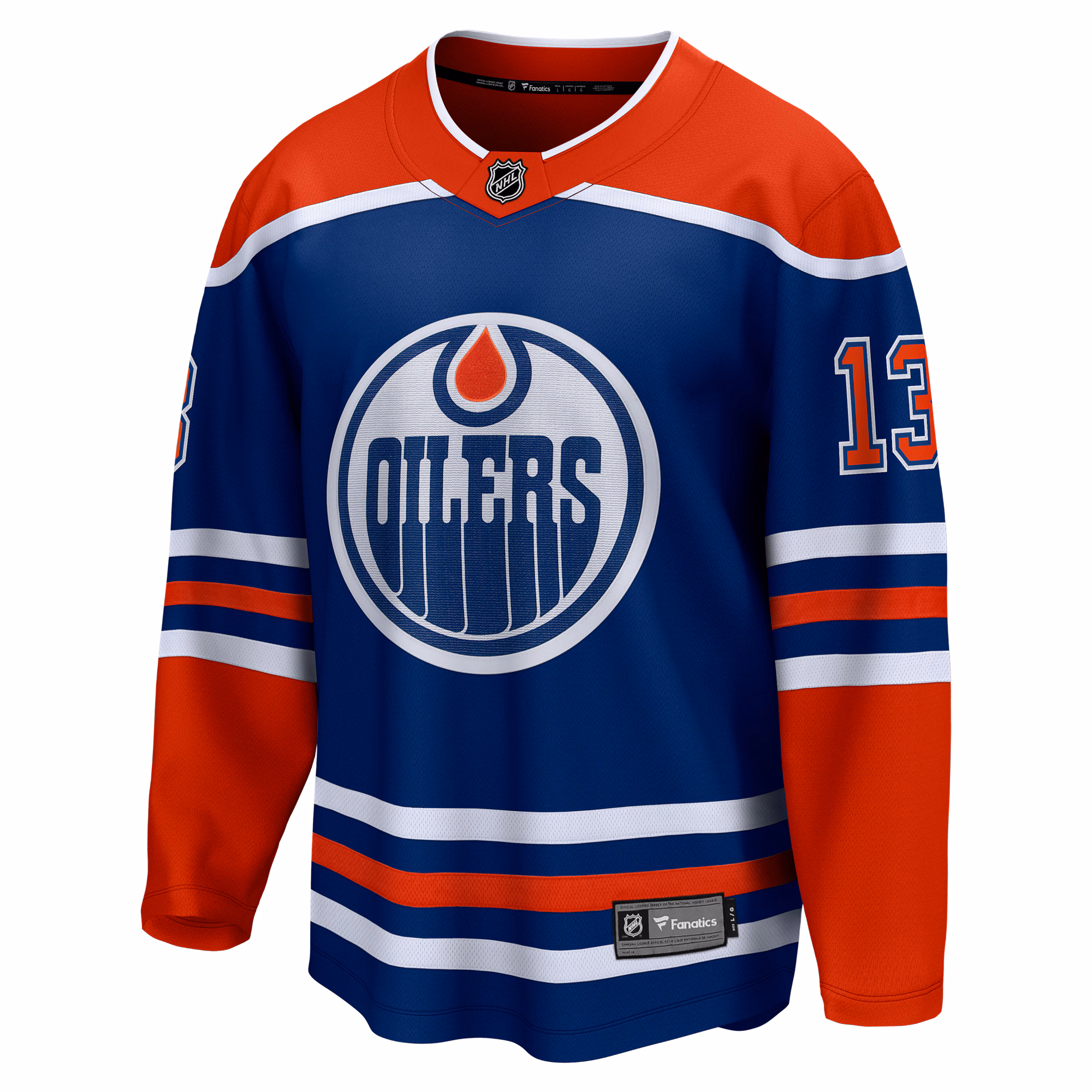 Mattias Janmark Edmonton Oilers Fanatics Home Breakaway Jersey - Royal