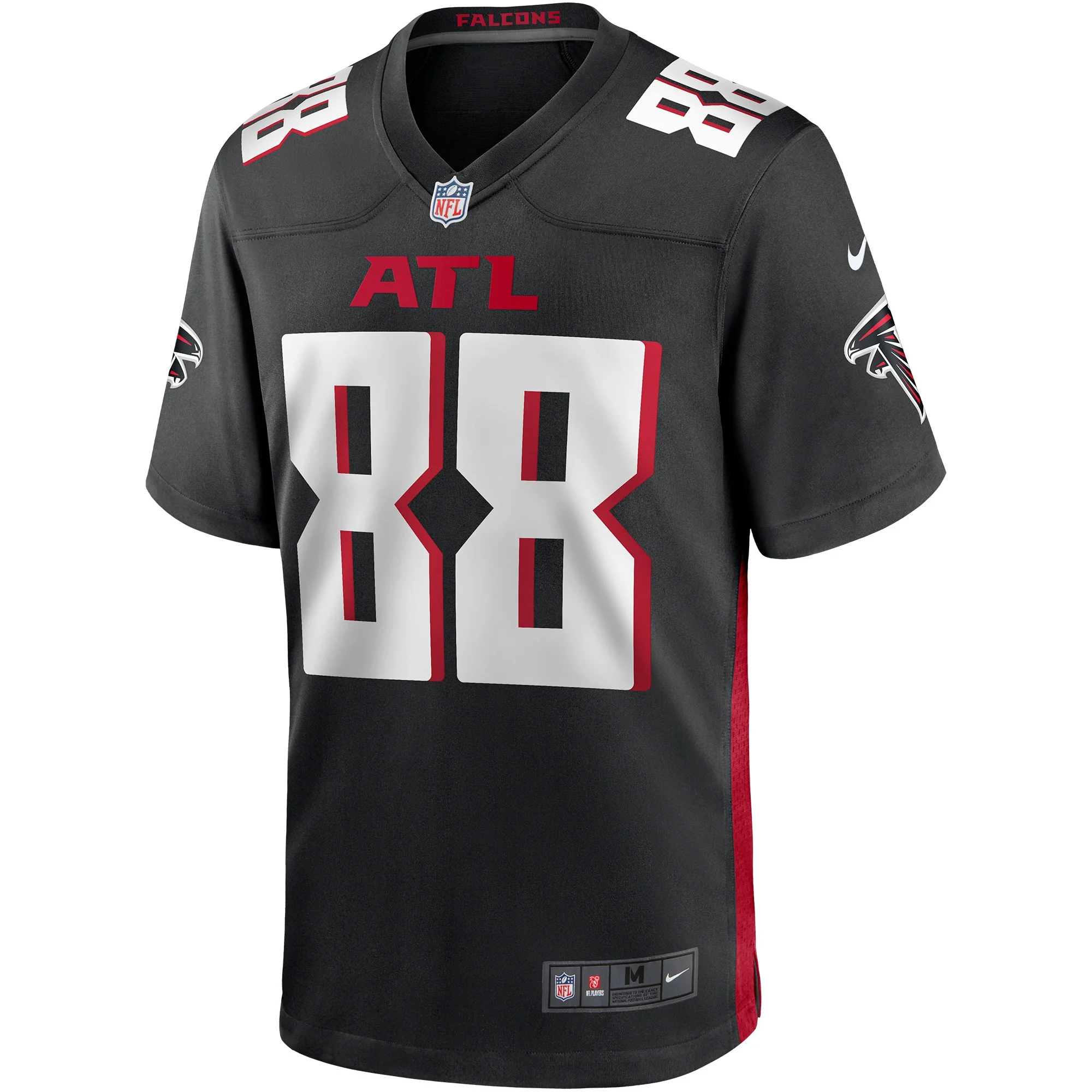 Men's Nike Tony Gonzalez Black Atlanta Falcons Game Retired Player Jersey