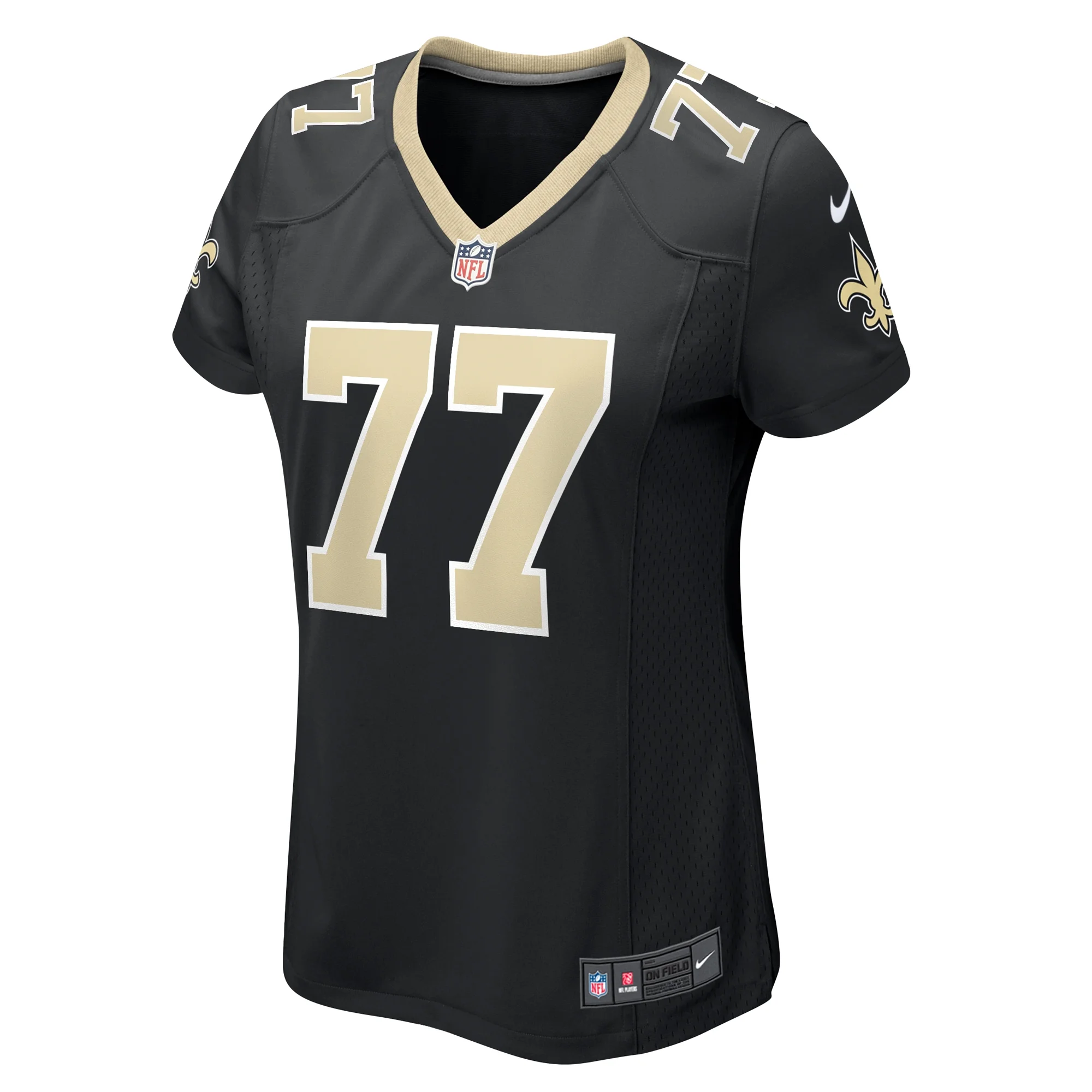 Women's Nike Cameron Erving Black New Orleans Saints Game Jersey