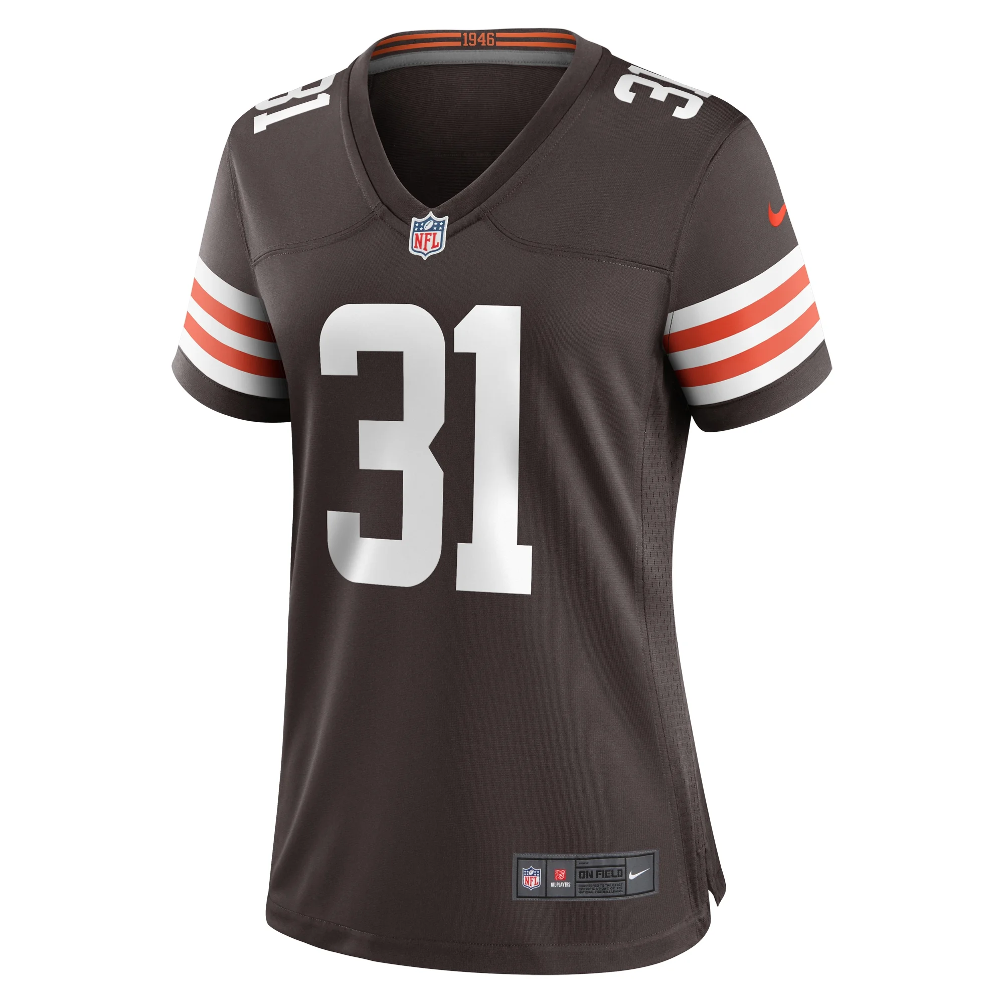 Women's Nike Vincent Gray Brown Cleveland Browns Team Game Jersey