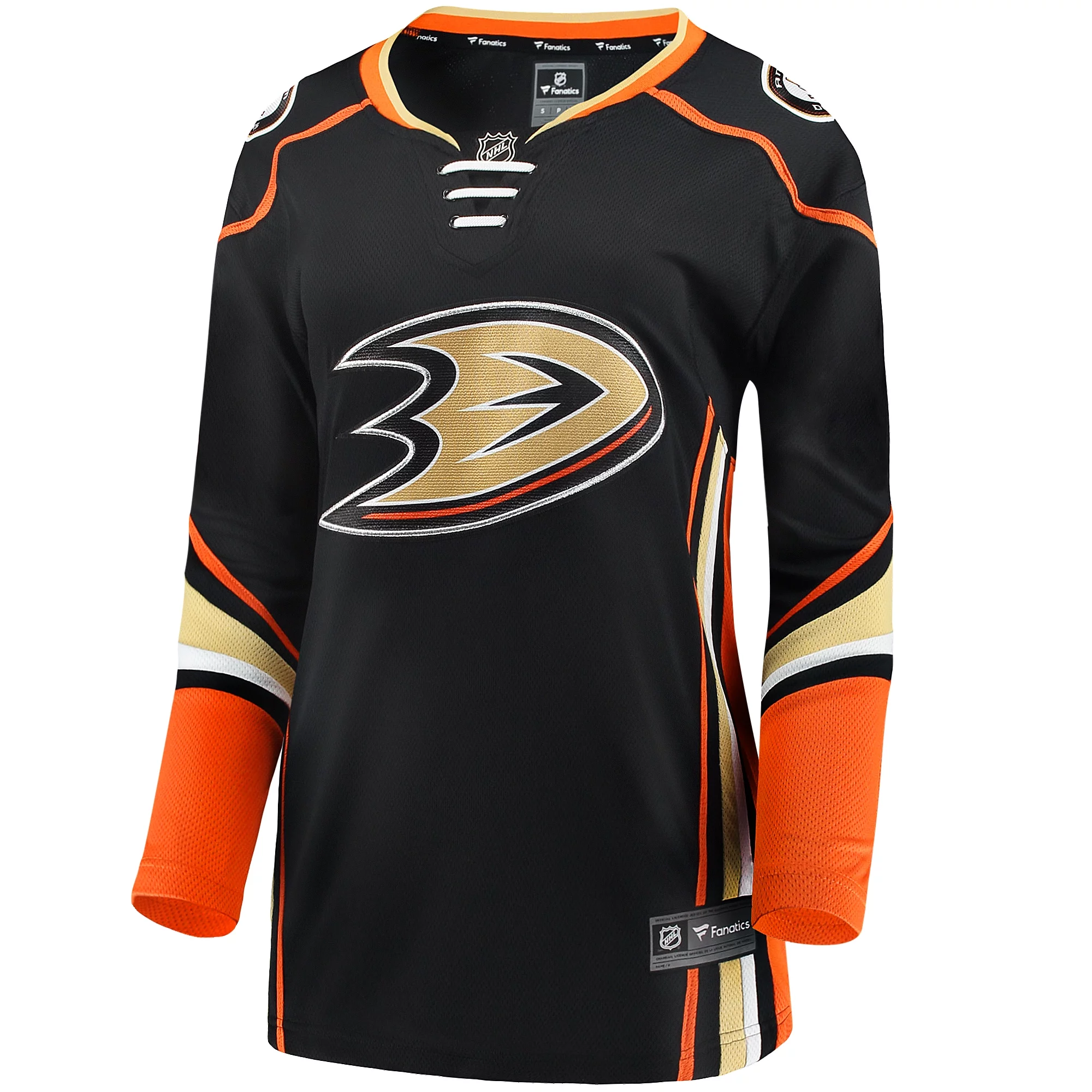 Women's Fanatics Black Anaheim Ducks Breakaway Home Jersey