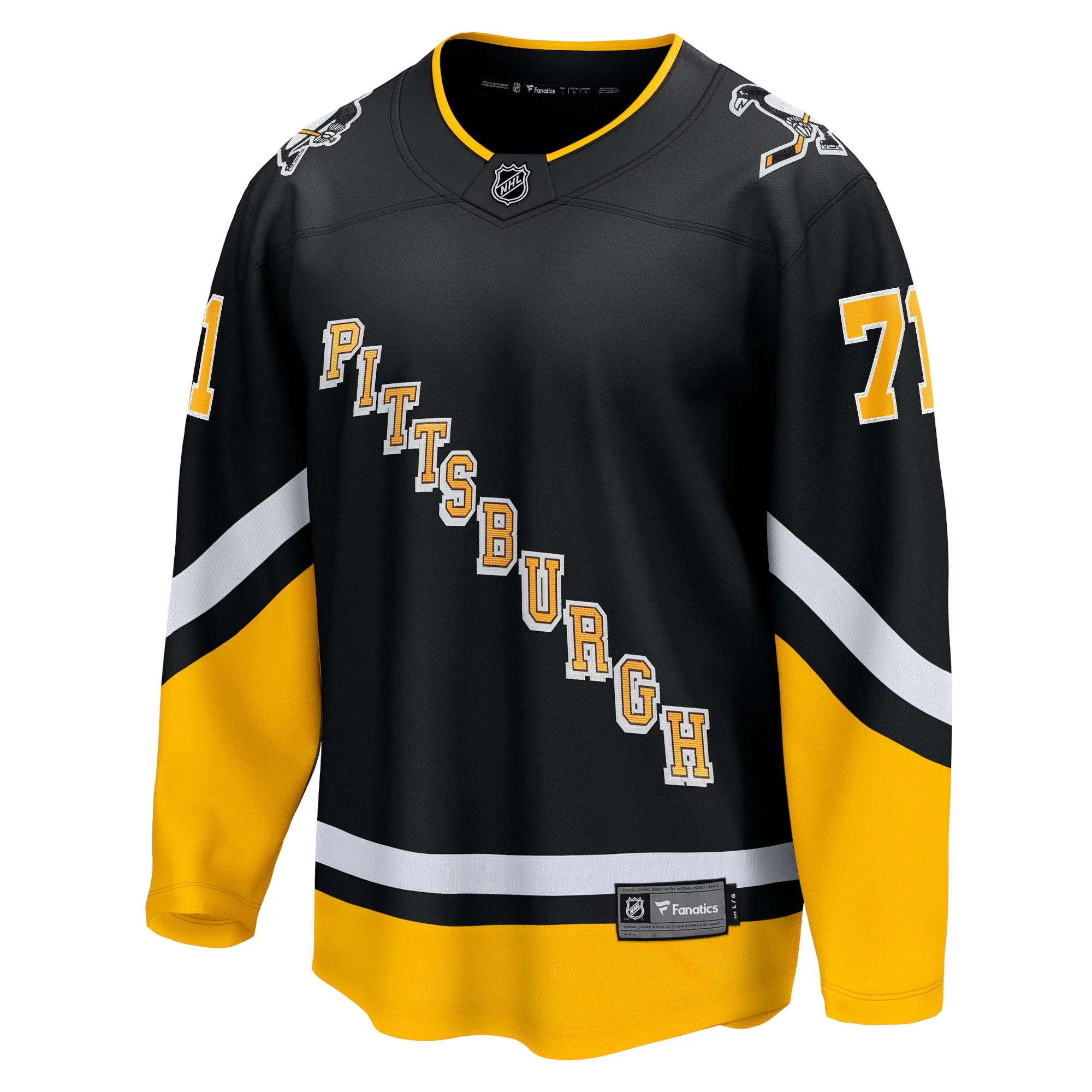 Men's Fanatics Branded Evgeni Malkin Black Pittsburgh Penguins Alternate Premier Breakaway Player Jersey