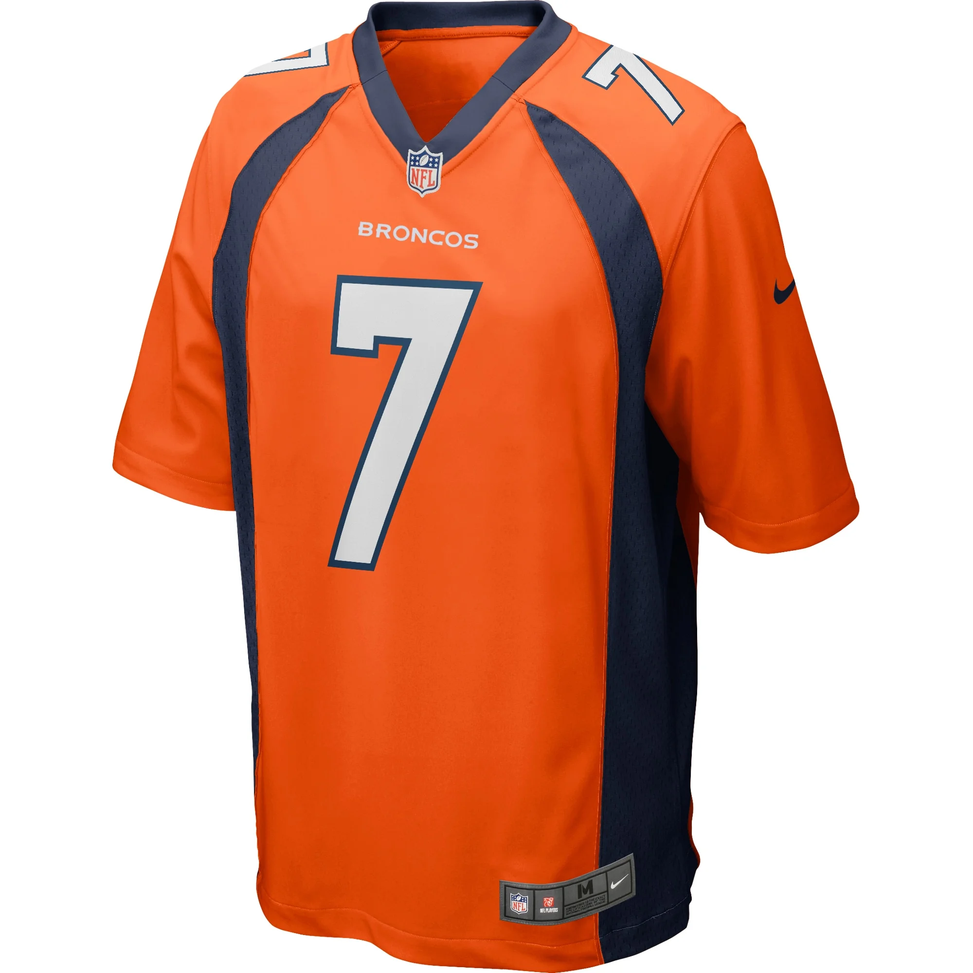 Men's Nike John Elway Orange Denver Broncos Game Retired Player Jersey