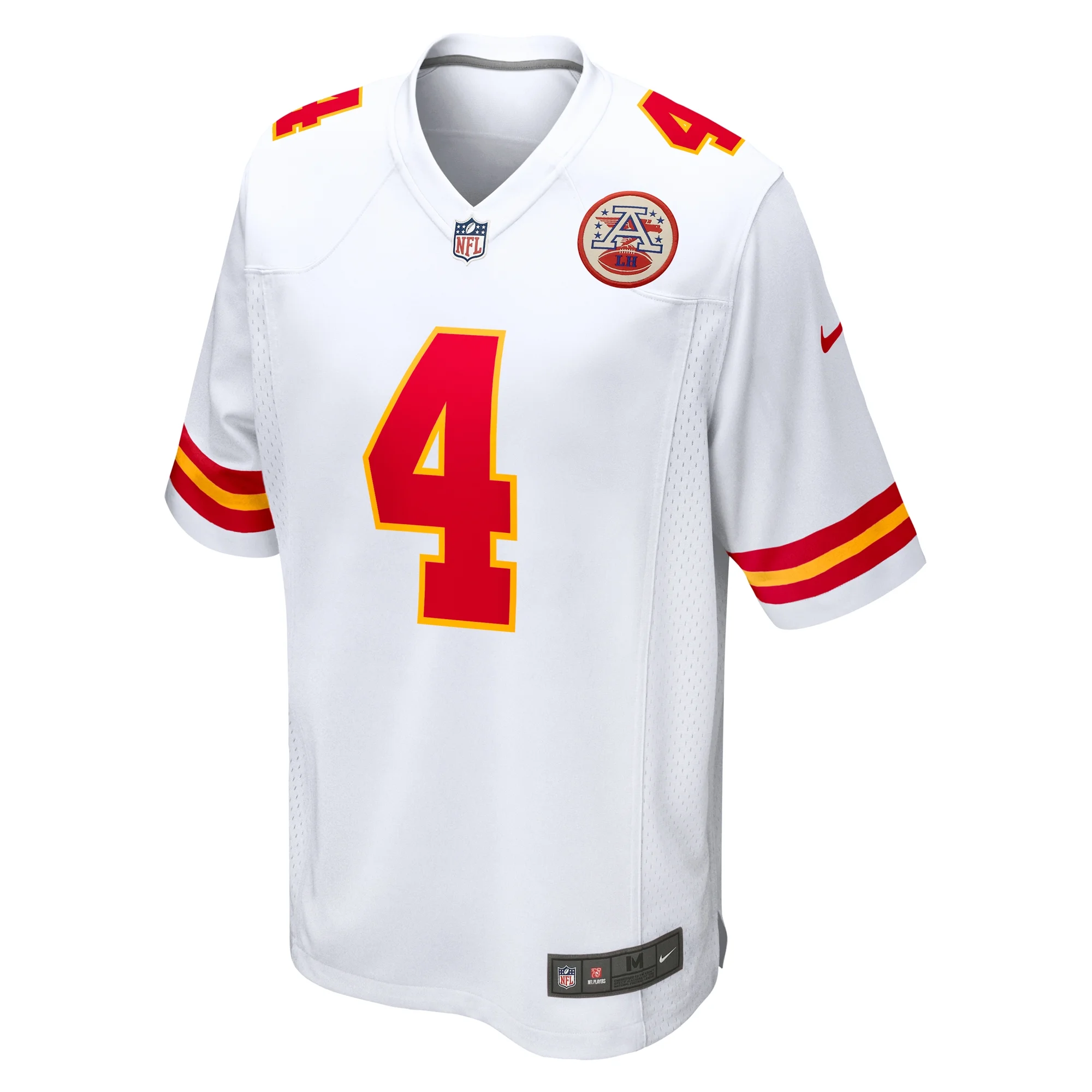 Men's Nike Rashee Rice White Kansas City Chiefs Game Jersey